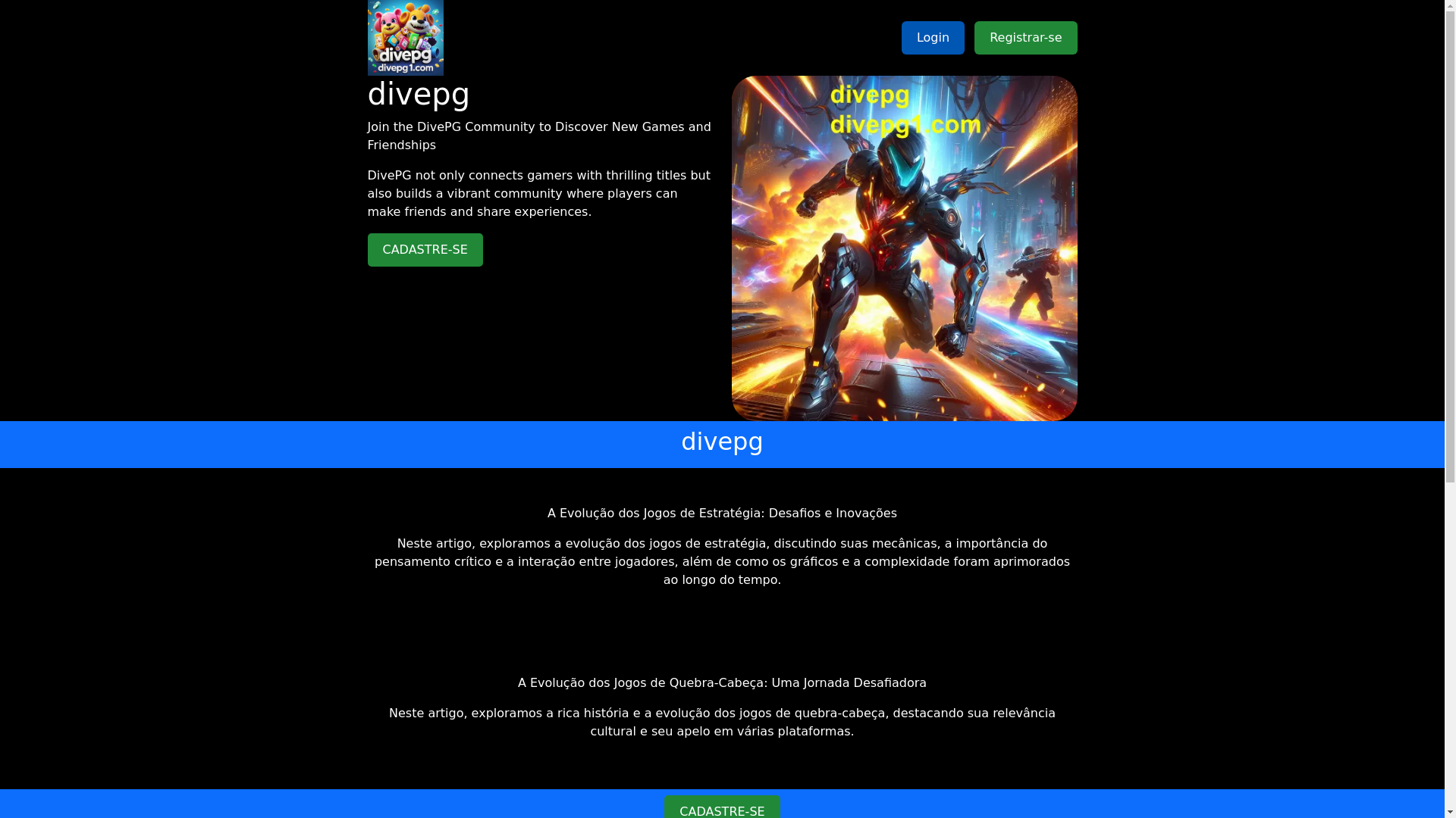 website screenshot of https://divepg1.com/