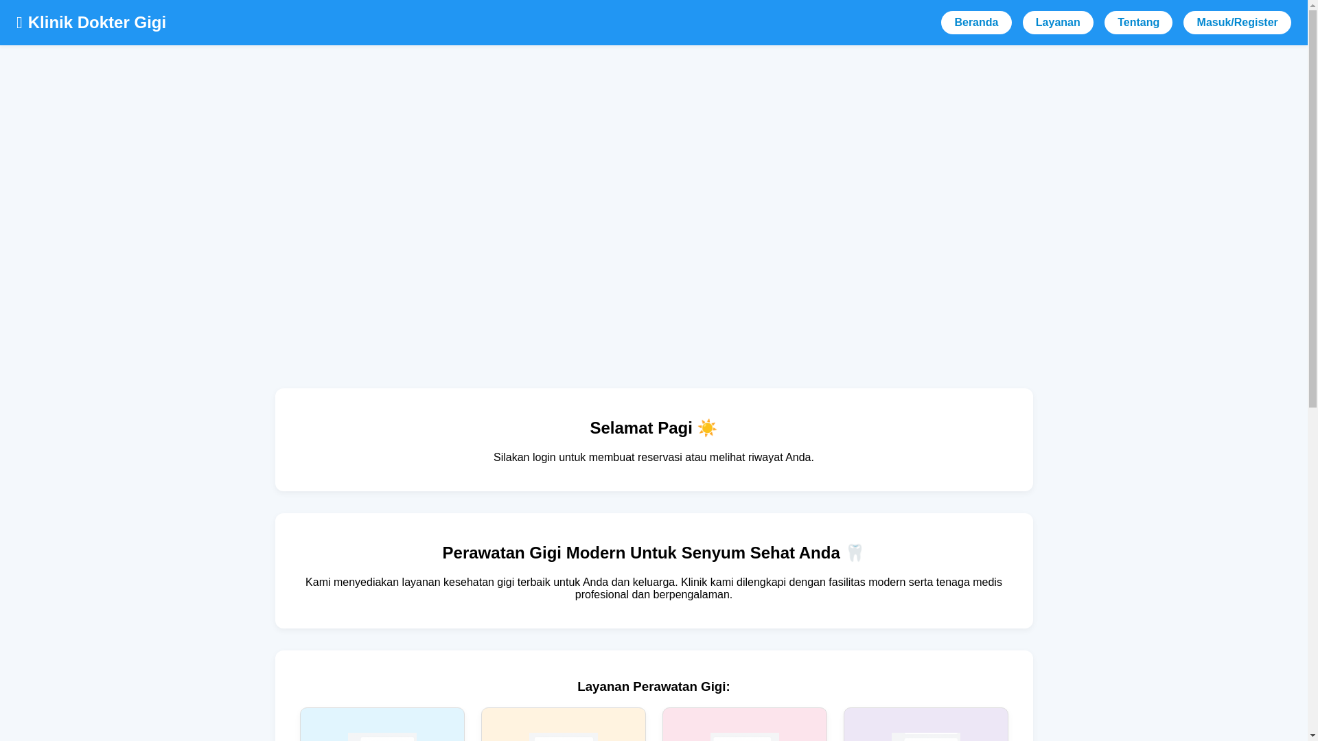 website screenshot of https://ratnadentalcare.my.id/