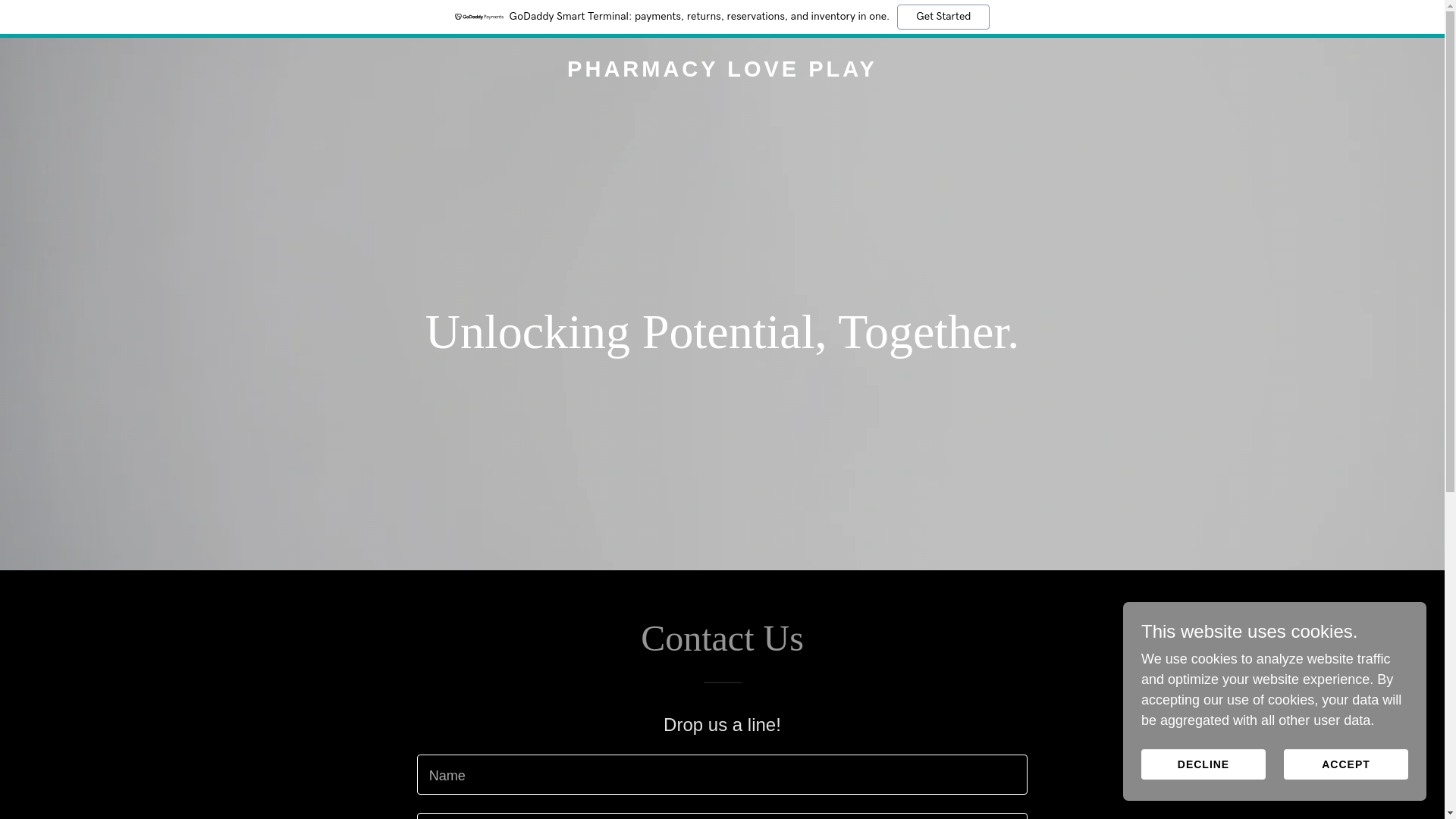 website screenshot of https://pharmacyloveplay.online/