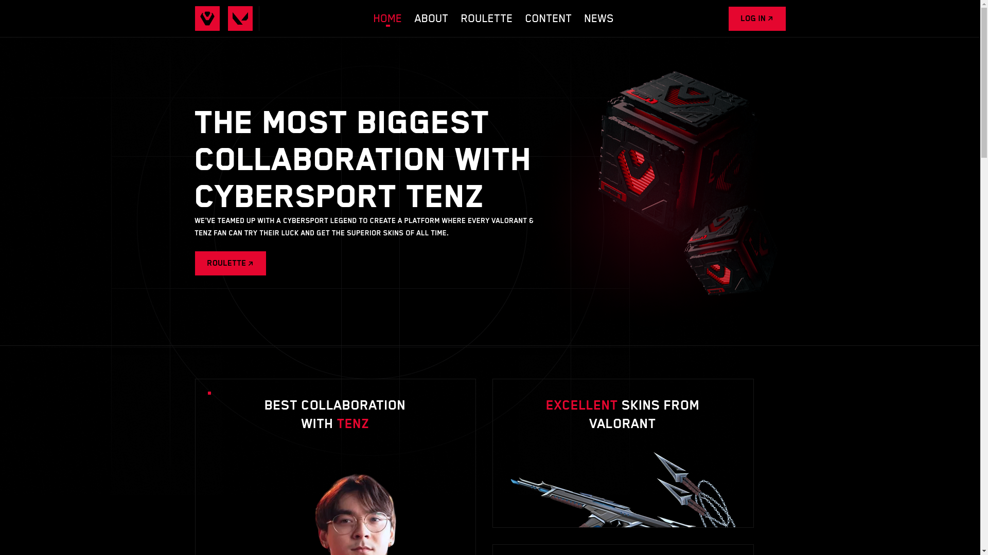 website screenshot of https://valoslay.com/