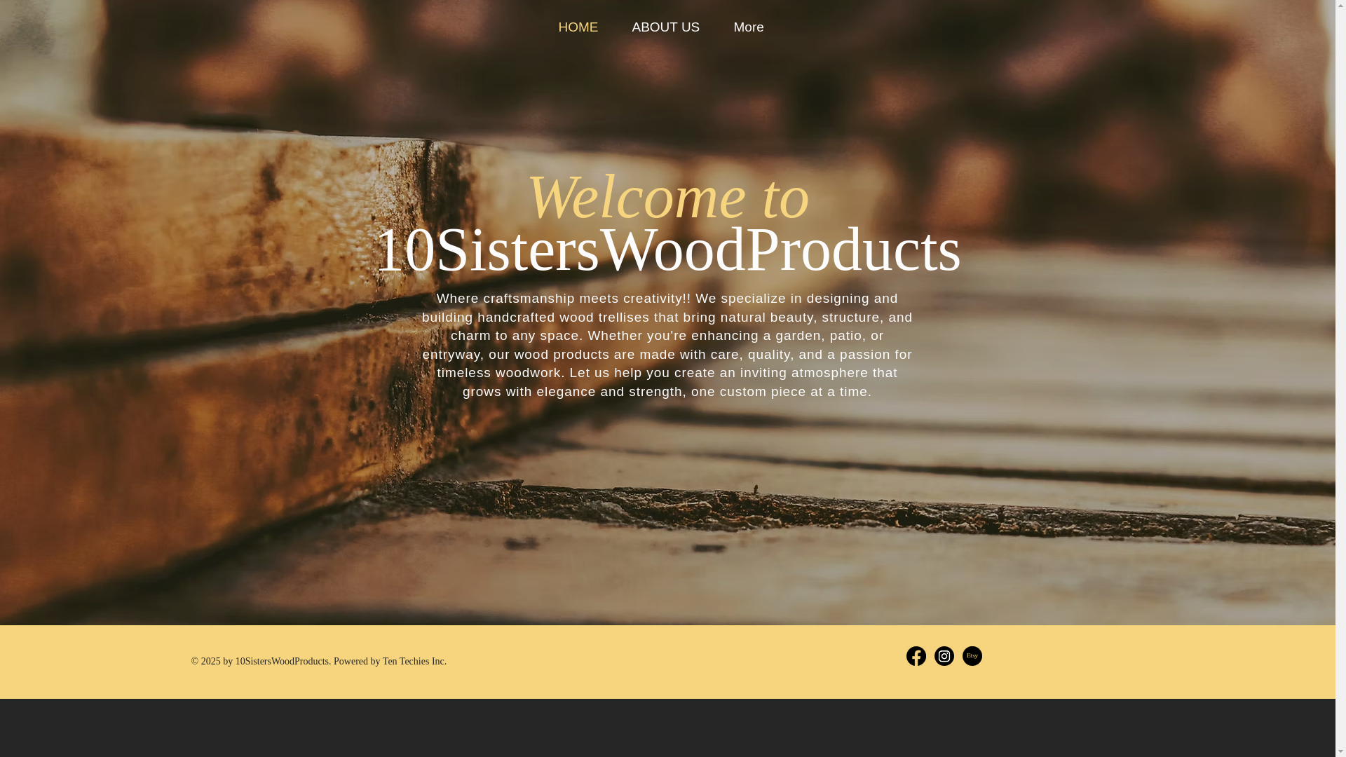 website screenshot of https://10sisterswood.com/