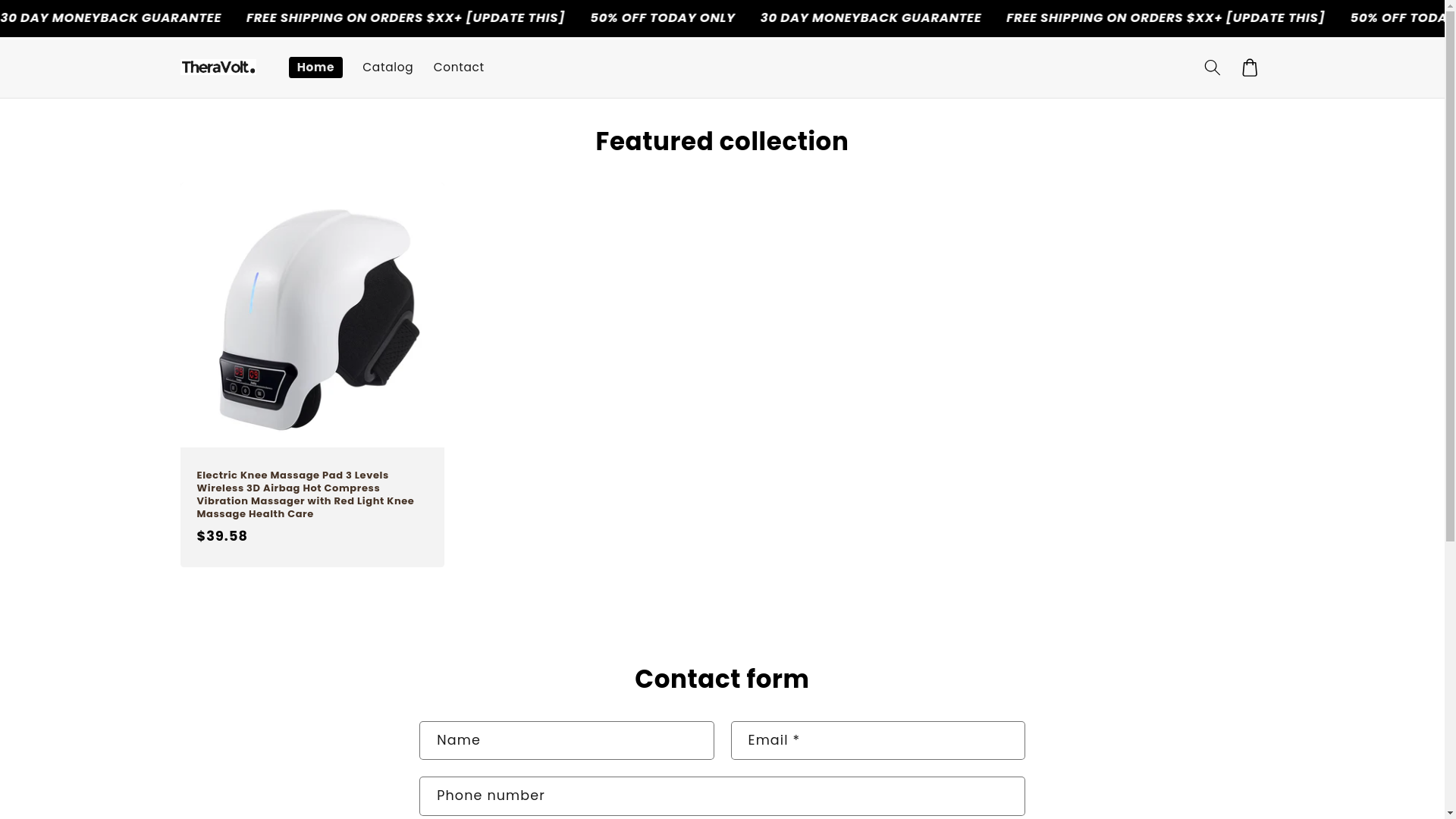 website screenshot of https://trytheravault.com/