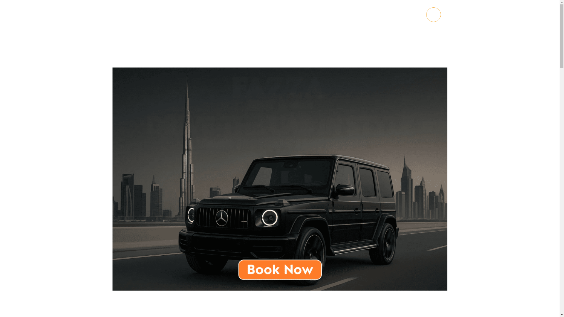 website screenshot of https://fazzarentacar.ae/