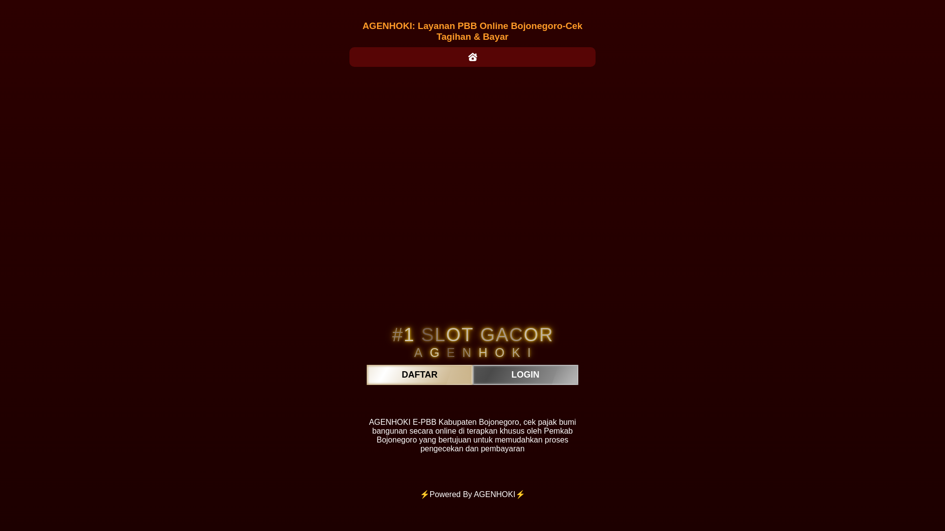 website screenshot of https://agenhoki-metamorfosis.pages.dev/