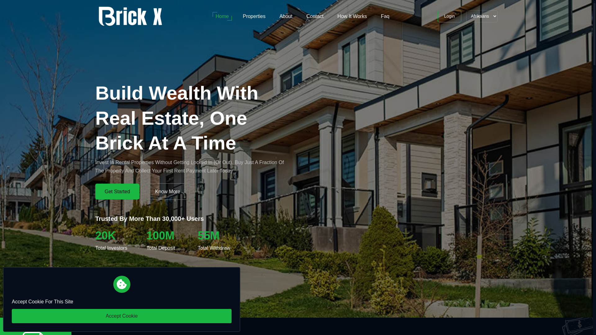 website screenshot of https://hostgatereality.com/