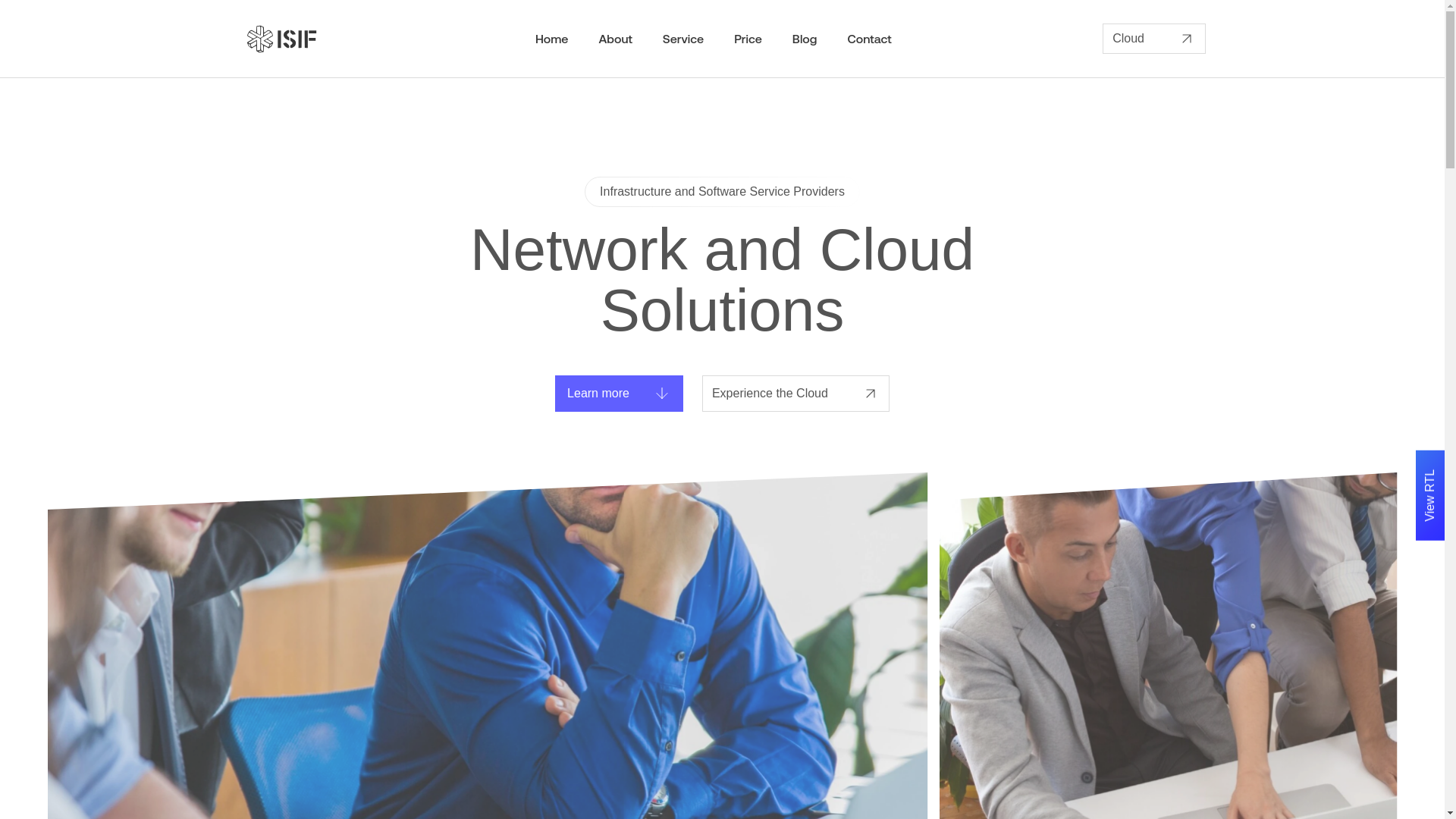 website screenshot of https://isif.net