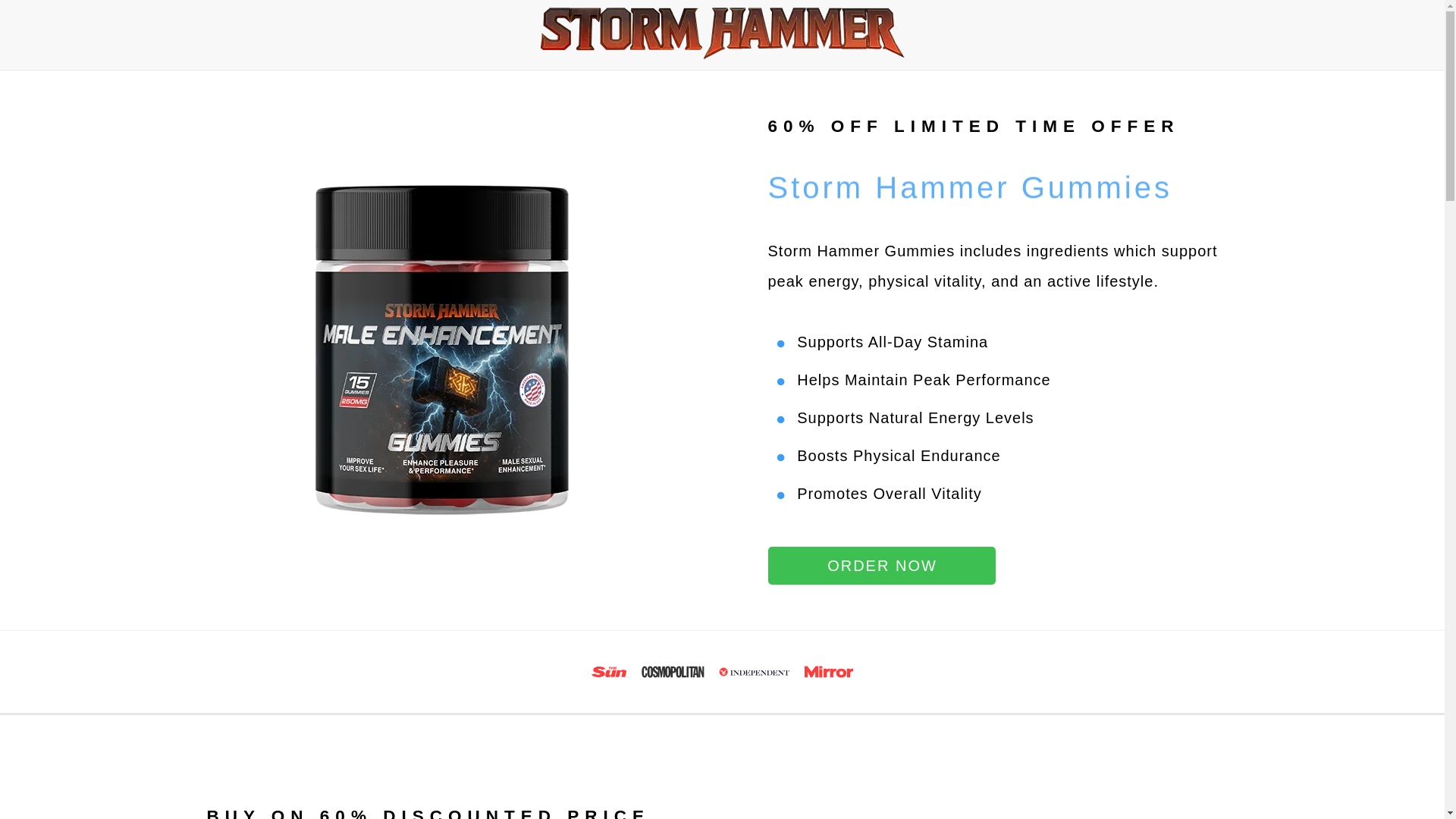 website screenshot of https://stormhammergummies.pages.dev/