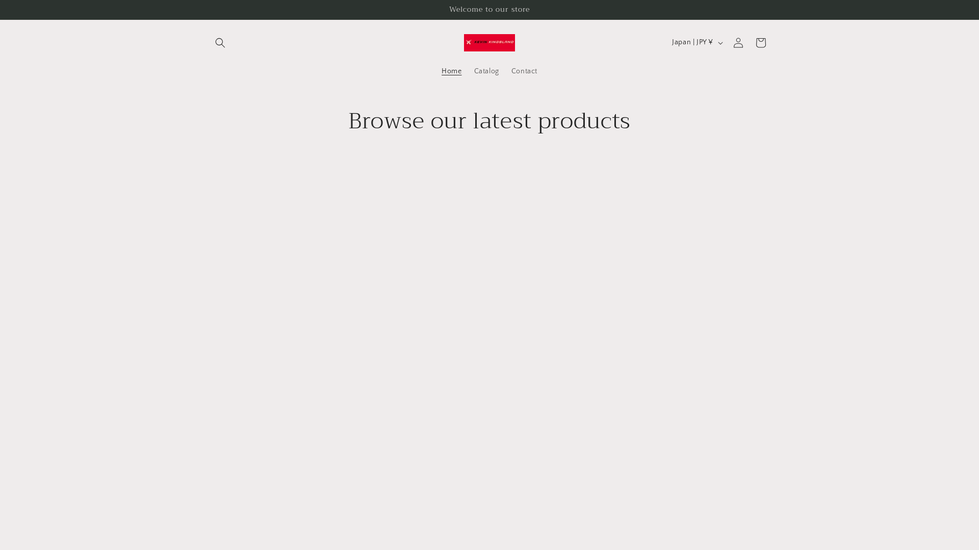 website screenshot of https://kevinkingslandshop.com/