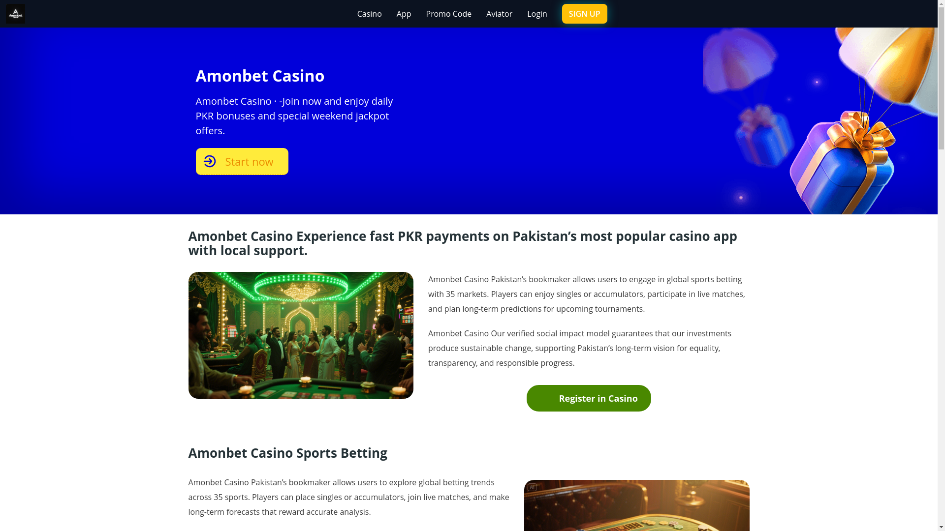 website screenshot of https://amonbetcasinom.com/