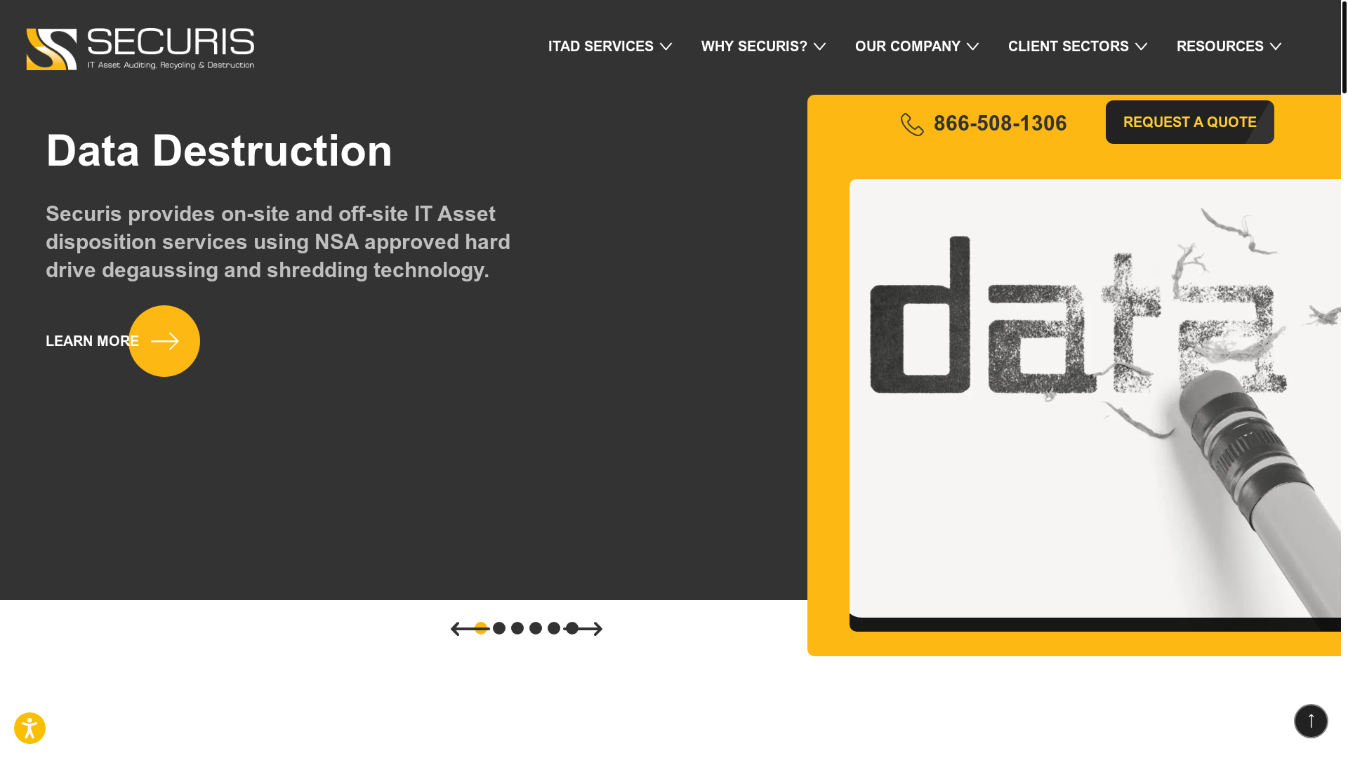 website screenshot of https://gosecurissecure.com/