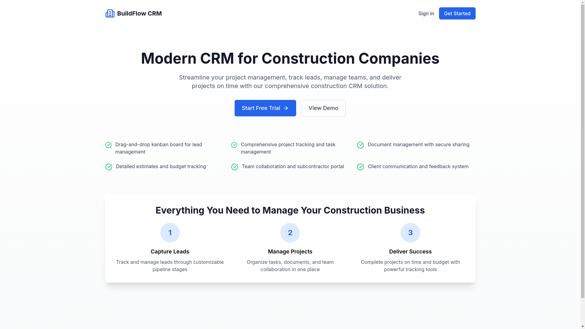 website screenshot of https://buildfloapp.com/