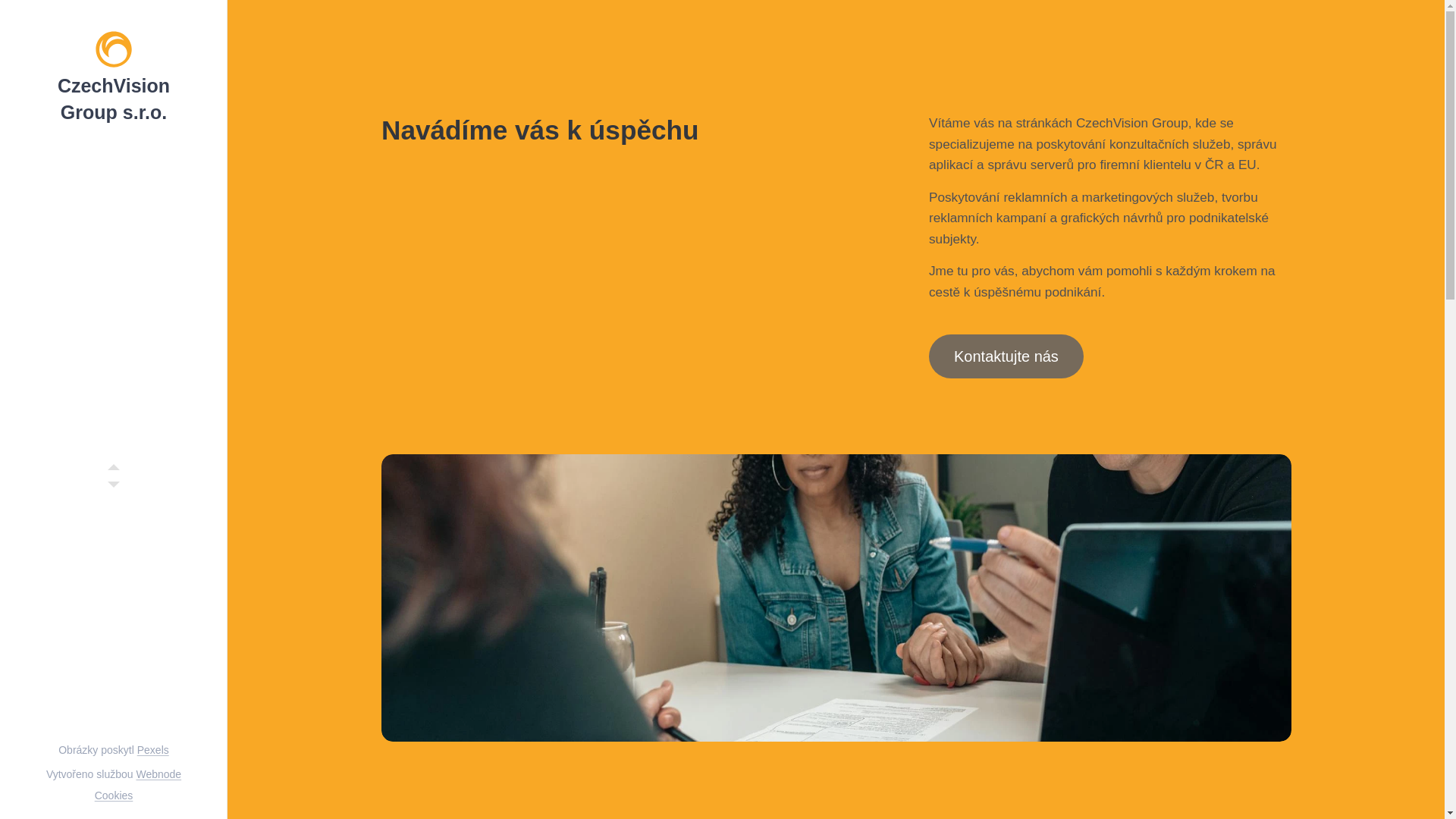 website screenshot of https://czechvisiongroup.cz/