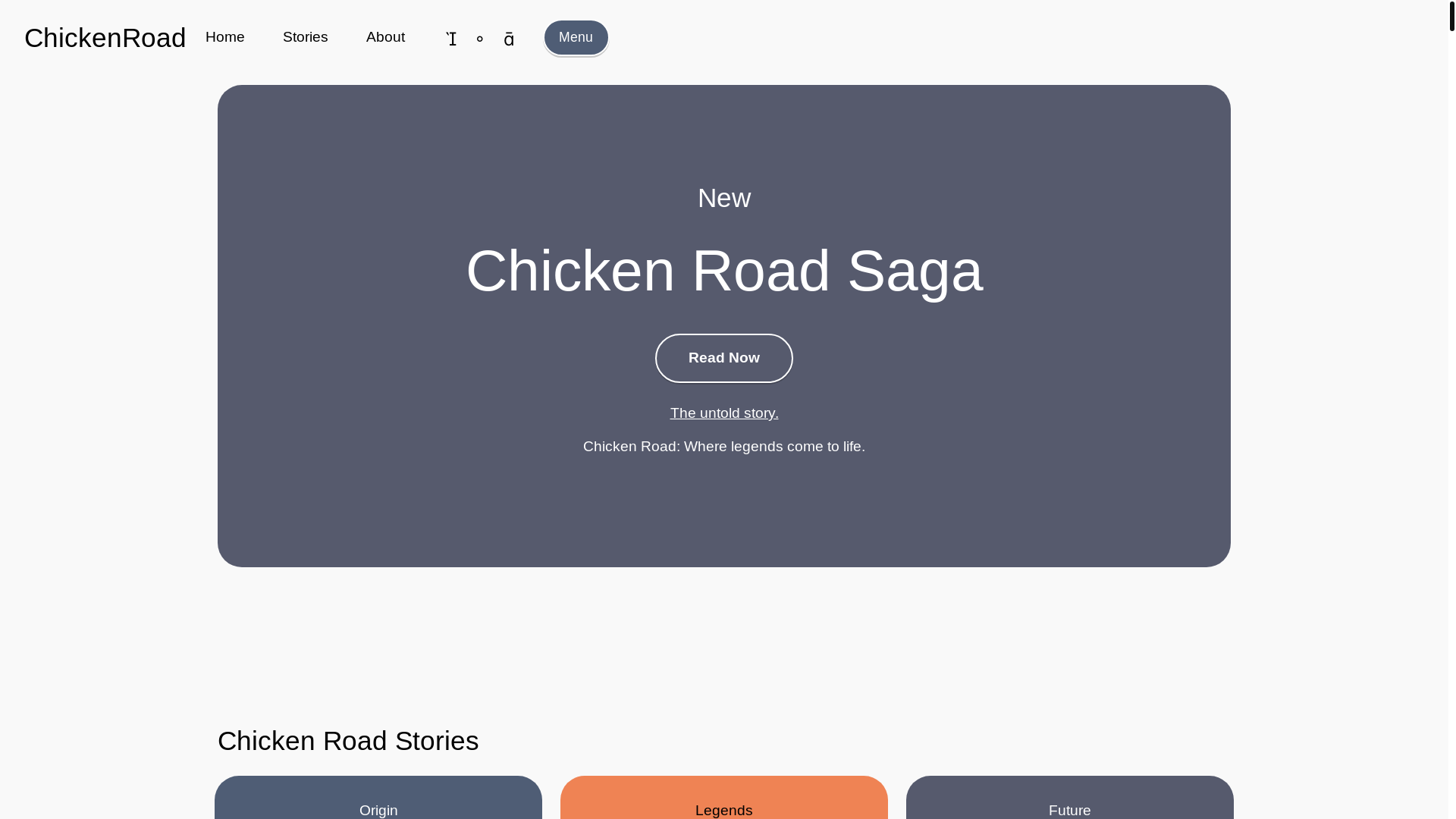 website screenshot of https://chickenroadlunatherisa.com/