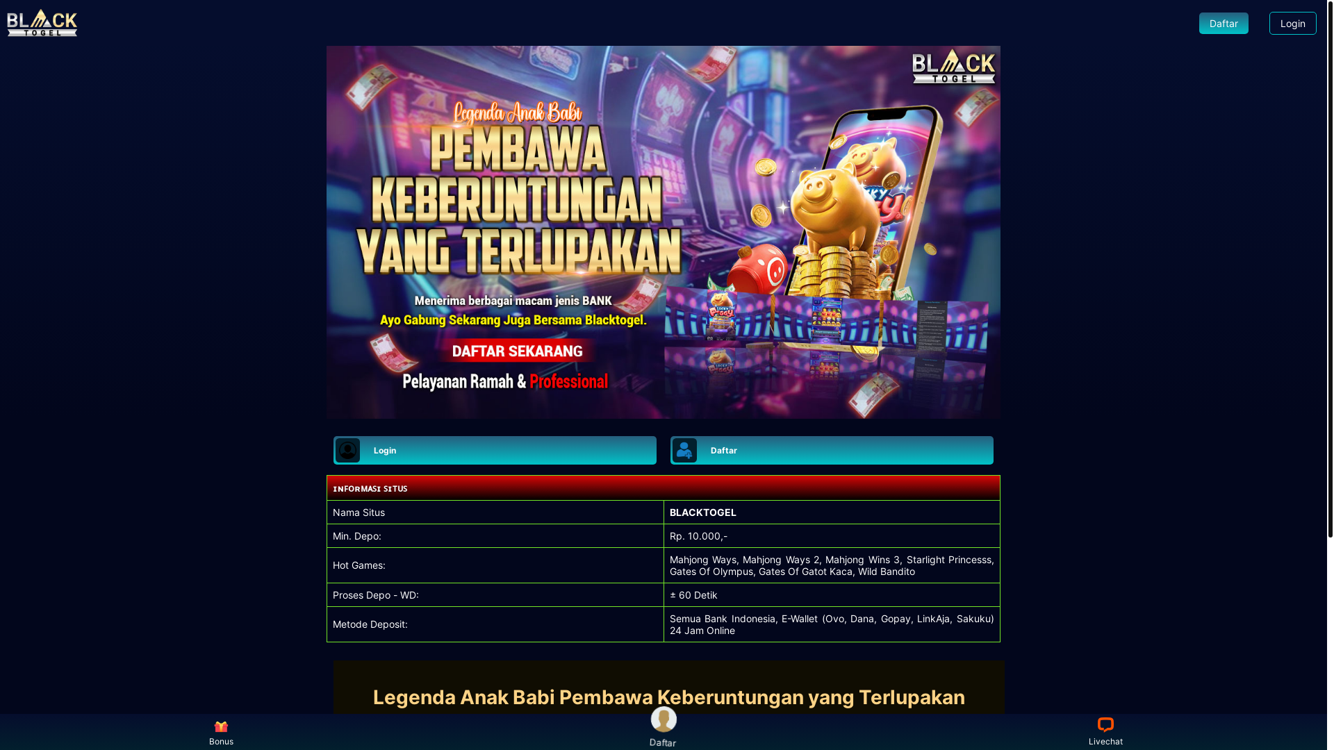 website screenshot of https://legenda-anak-babi-pembawa-keberuntungan-yang-terlupakan.pages.dev/