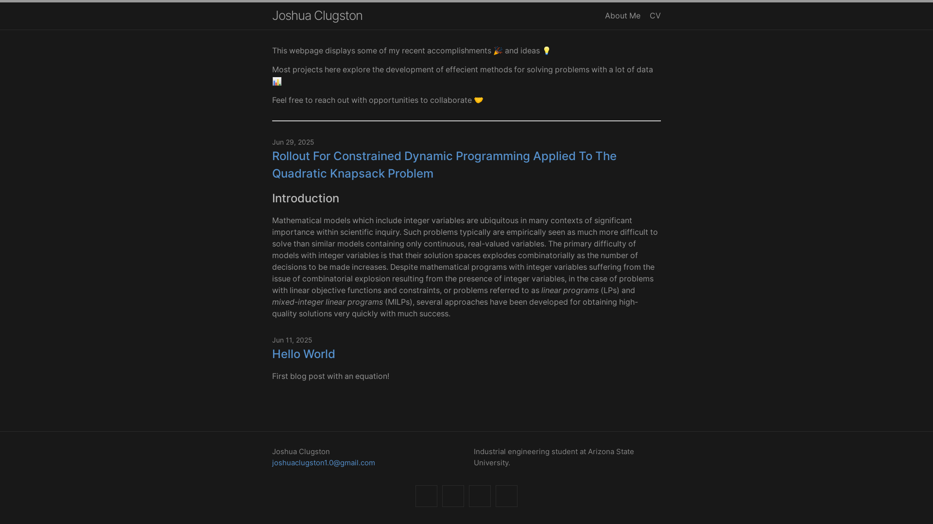 website screenshot of https://clugston-joshua-github-io.pages.dev/