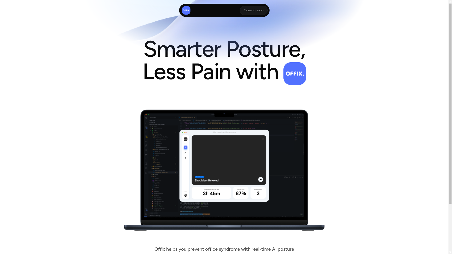 website screenshot of https://offix-landing-page.pages.dev/
