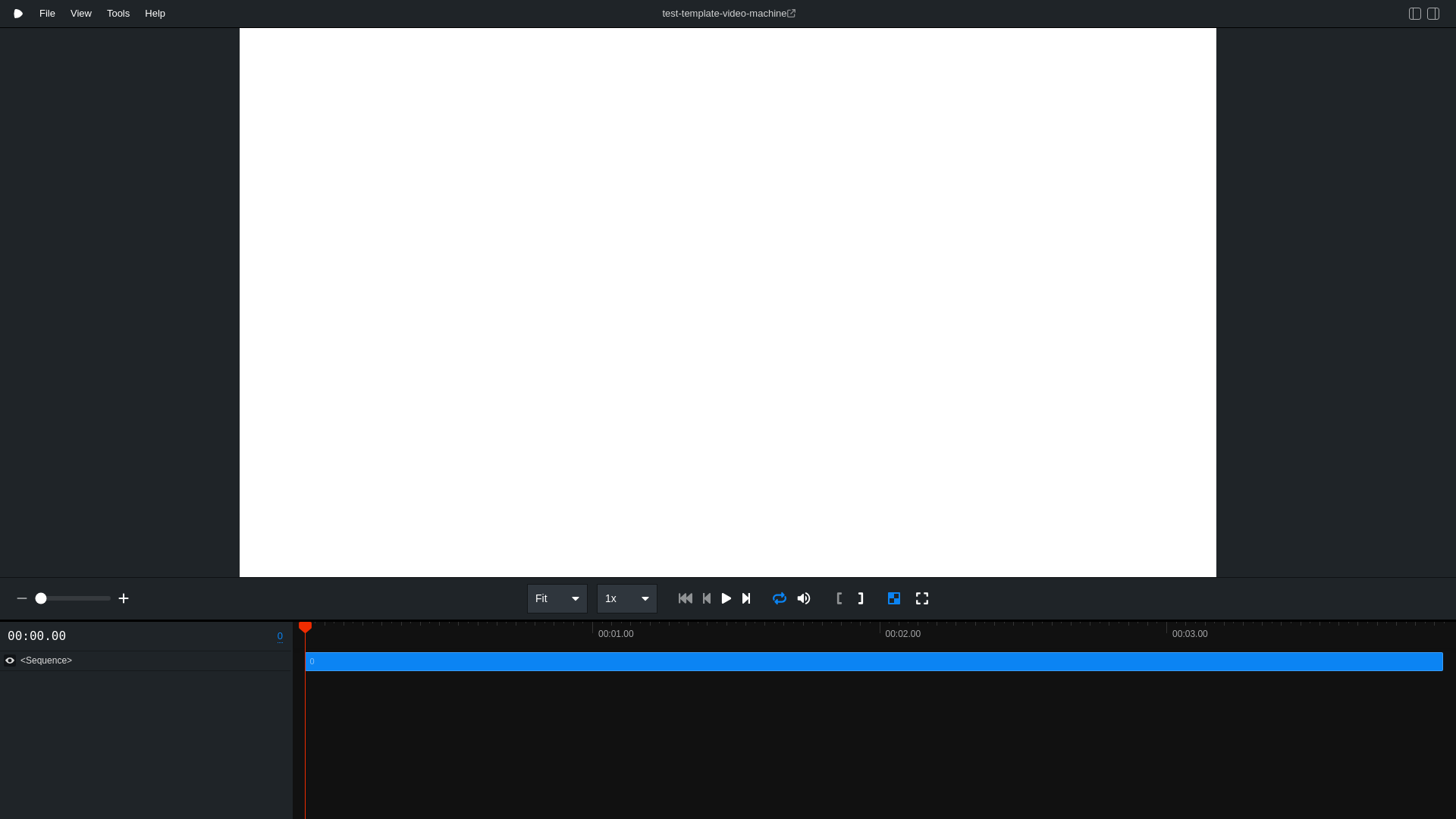 website screenshot of https://test-template-video-machine.pages.dev/