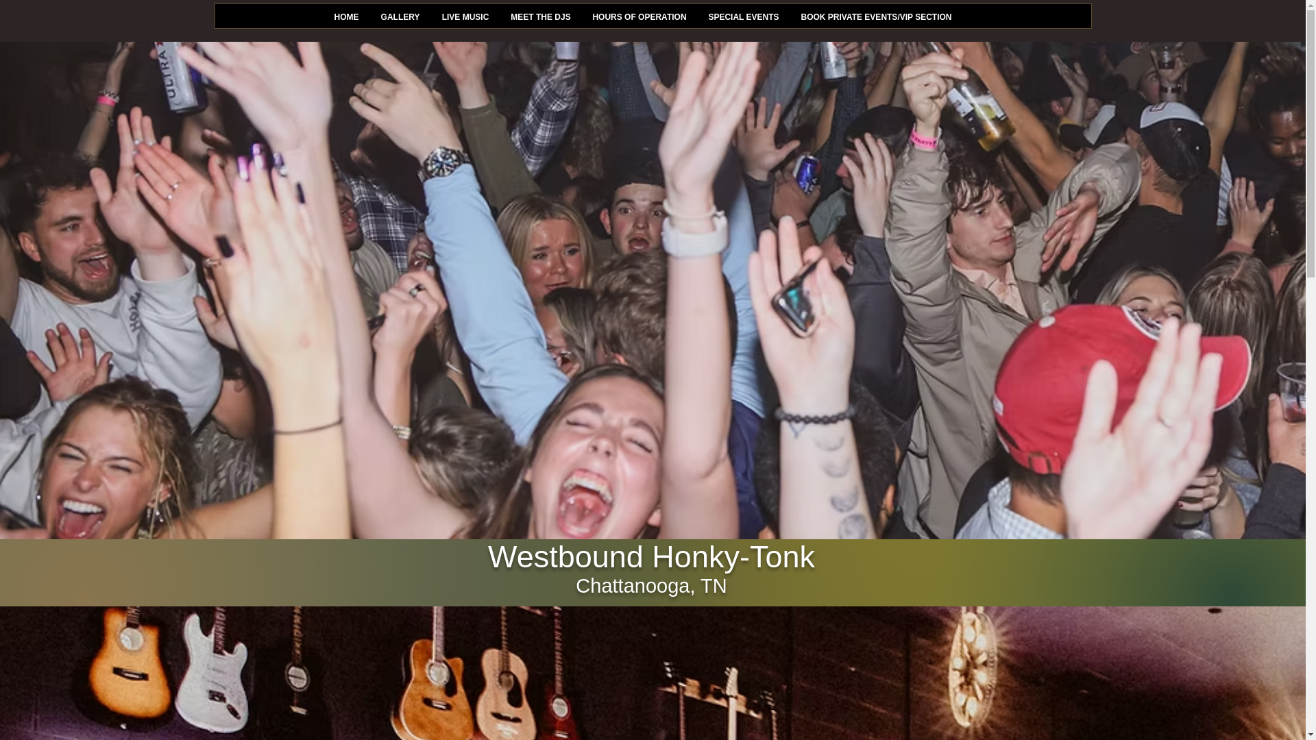 website screenshot of https://westboundhonkytonk.com/