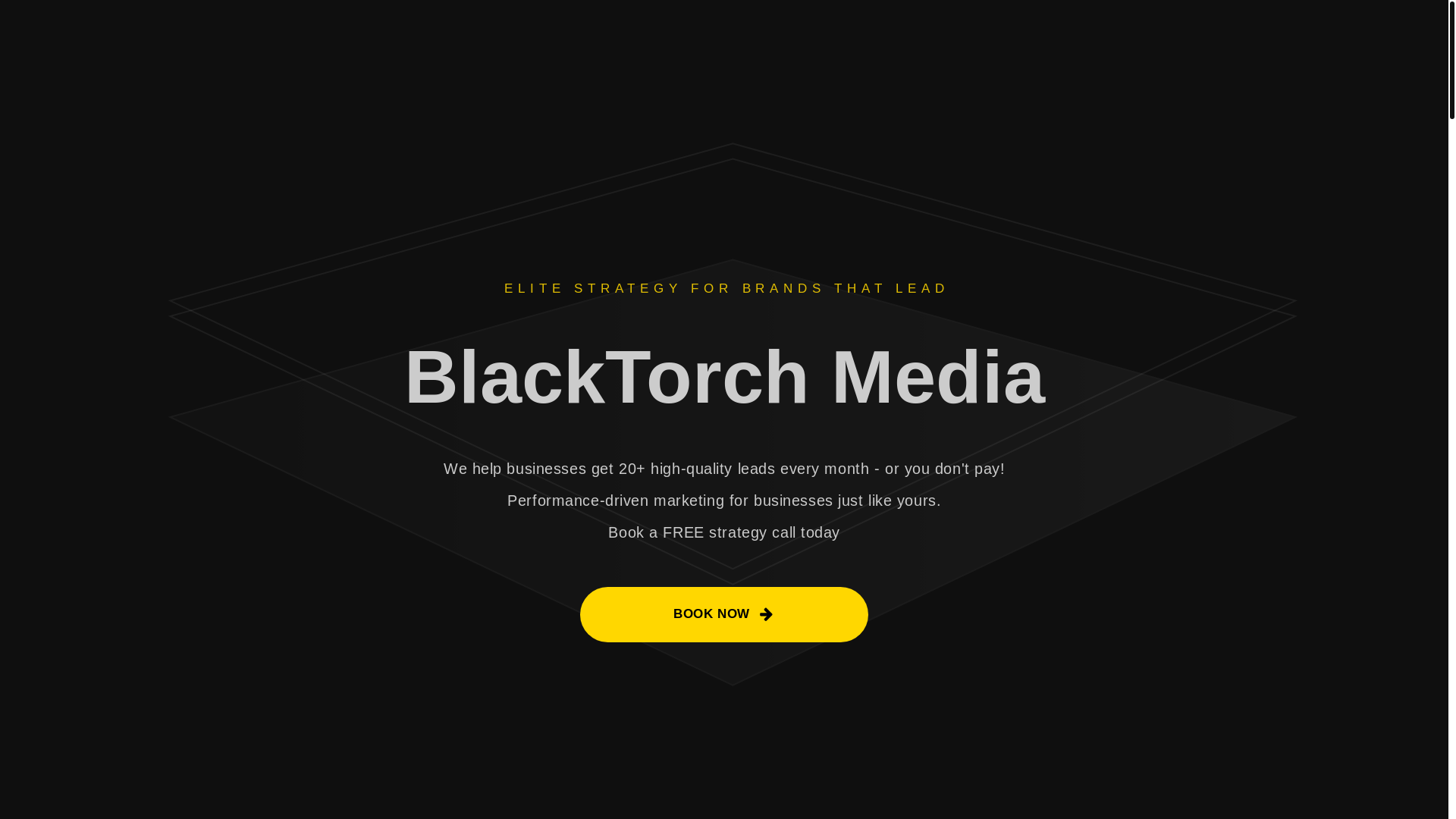 website screenshot of https://blacktorchmedia.com/