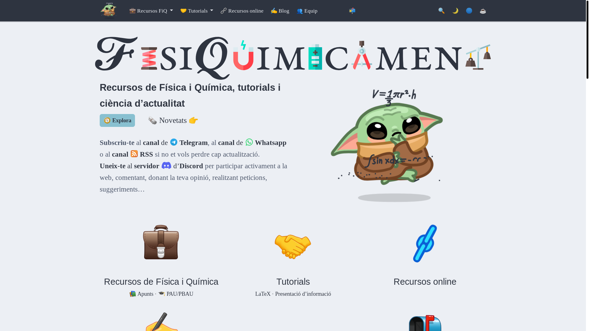website screenshot of https://fisiquimicament.pages.dev/