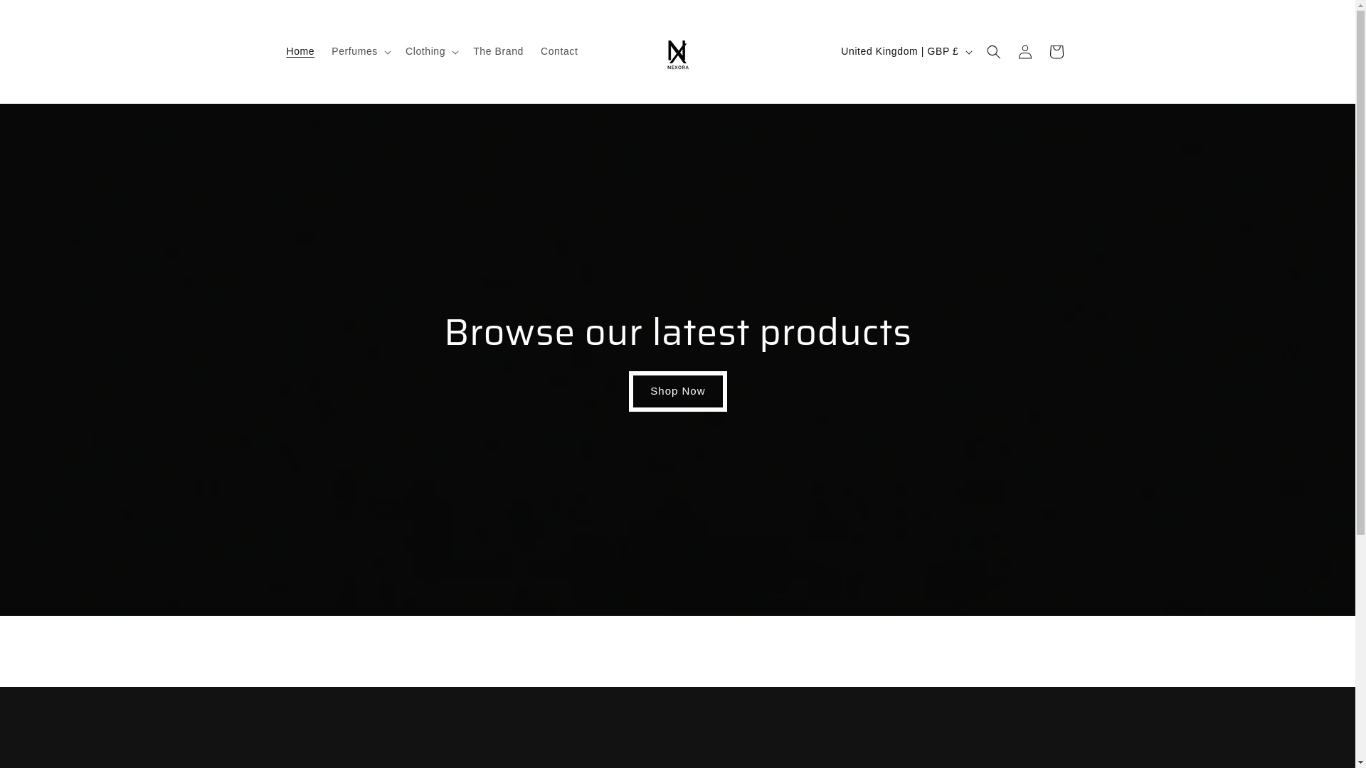 website screenshot of https://nexoraparis.com/