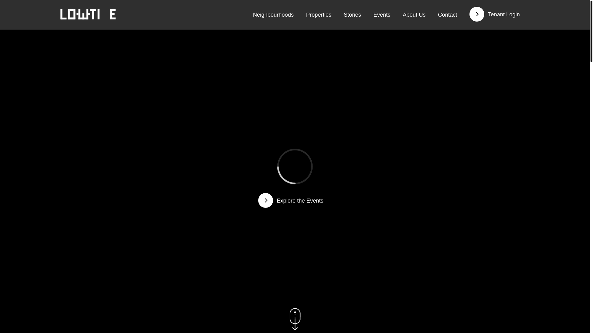 website screenshot of https://lowtideproperties.com/