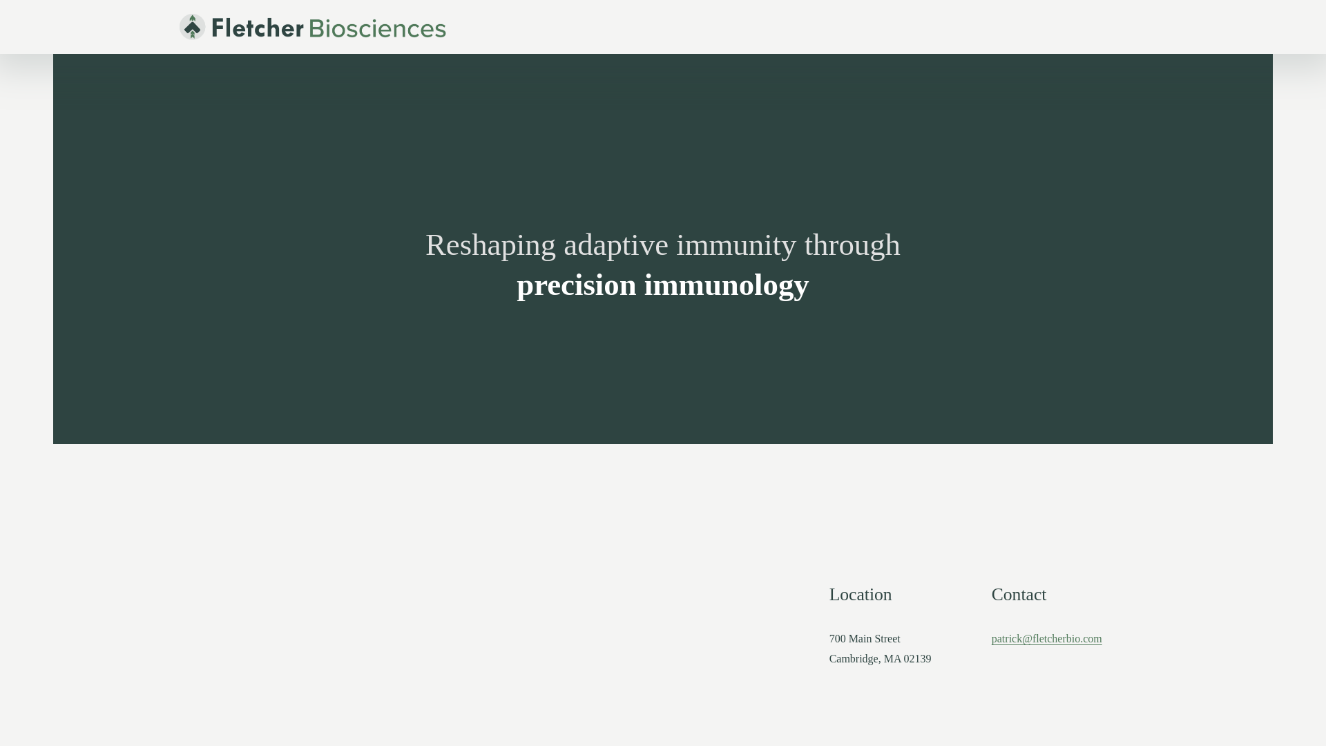 website screenshot of https://fletcher-tx.com/