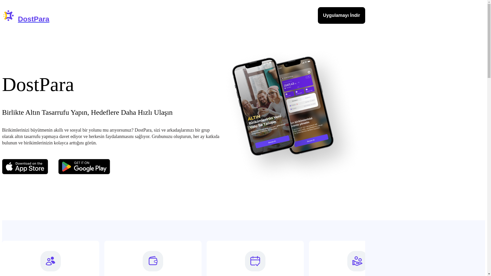 website screenshot of https://dostpara-landing.pages.dev/