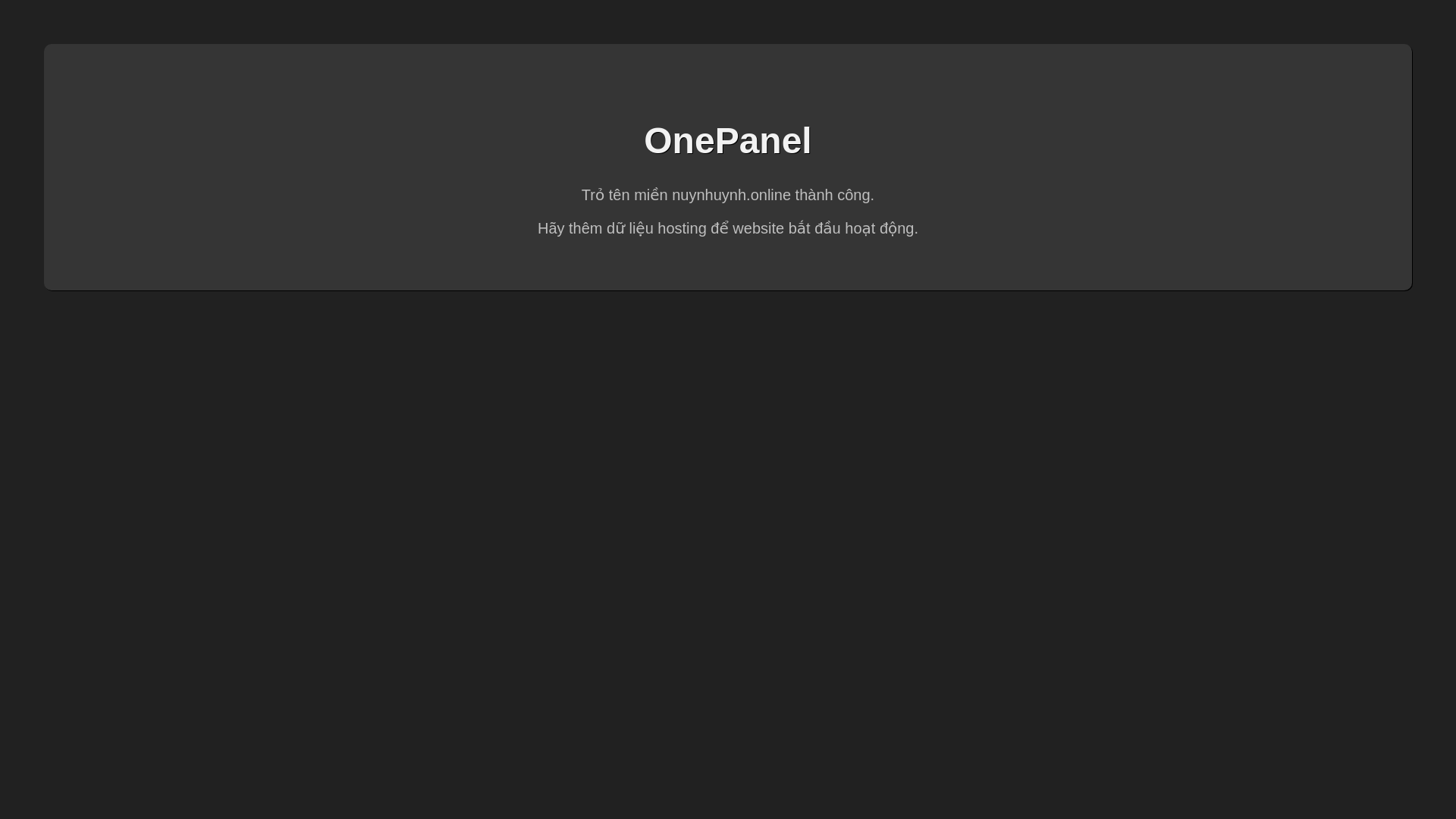 website screenshot of https://nuynhuynh.online/
