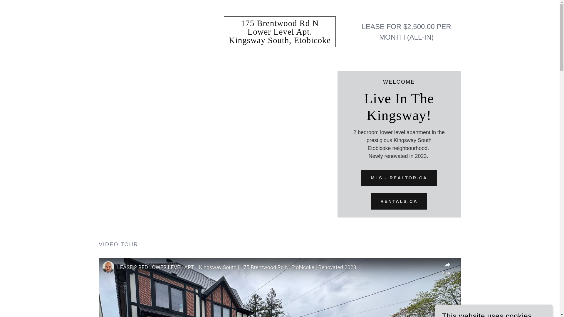 website screenshot of https://175brentwoodroadnorth.ca/