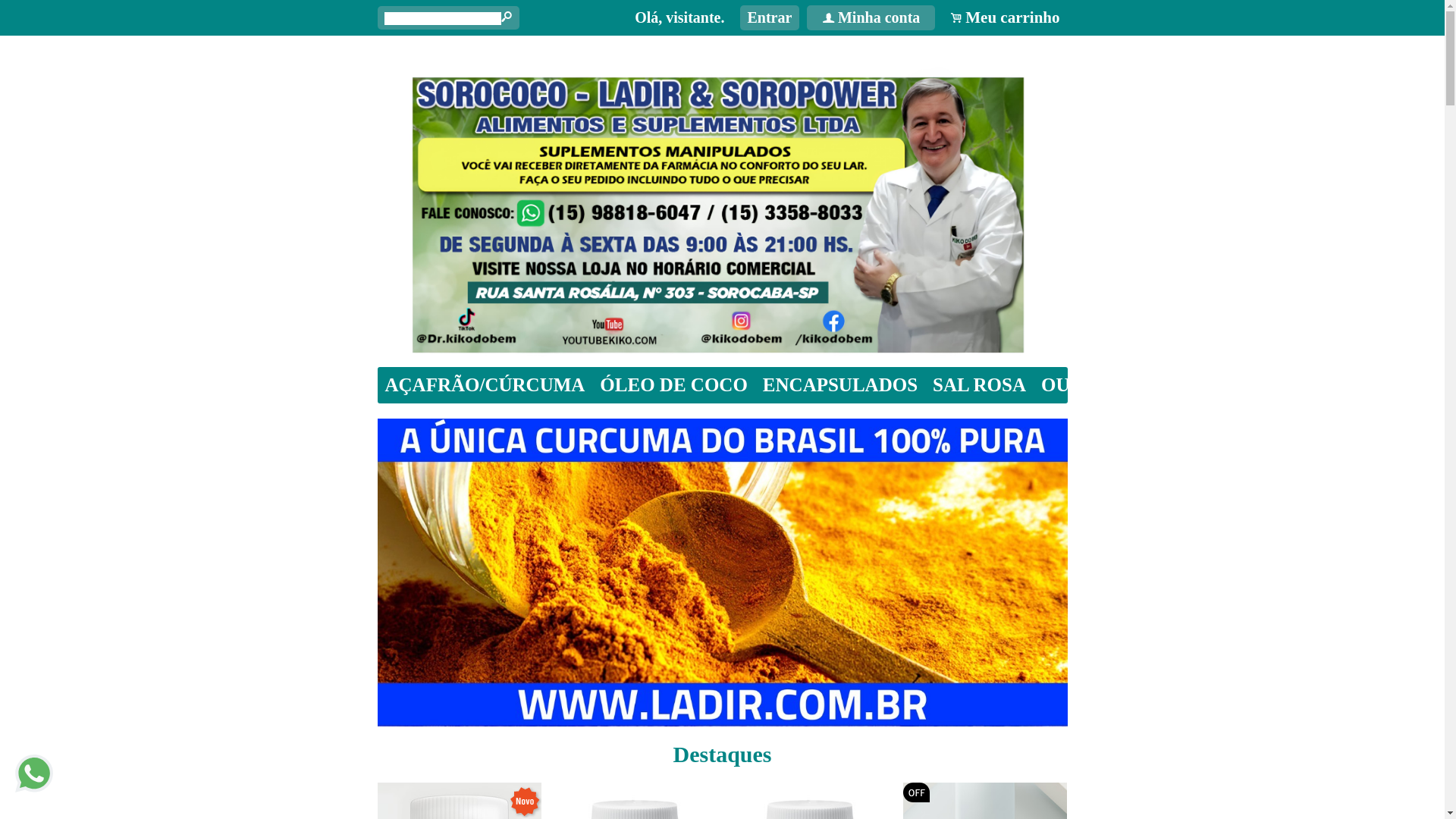 website screenshot of https://essenciaskiko.com.br/