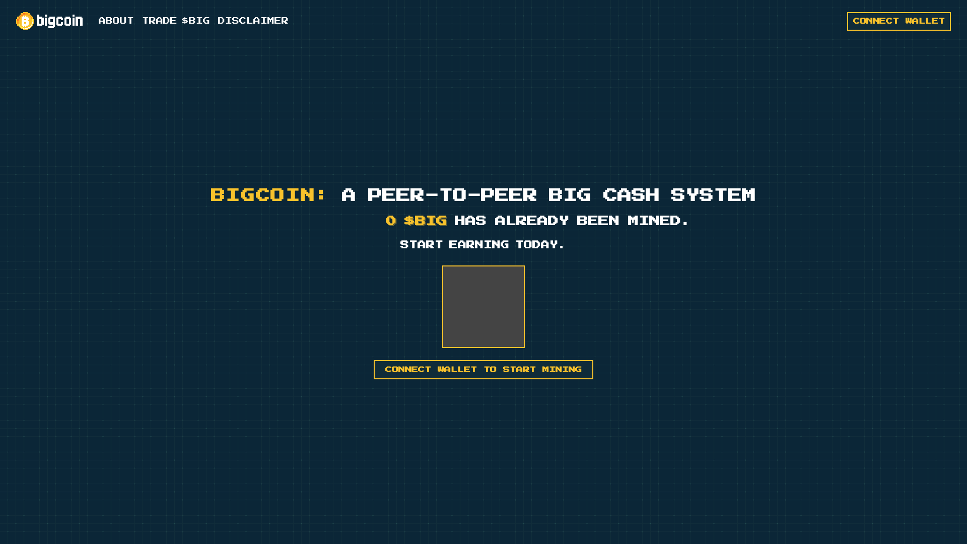 website screenshot of https://bigcointech.digital/