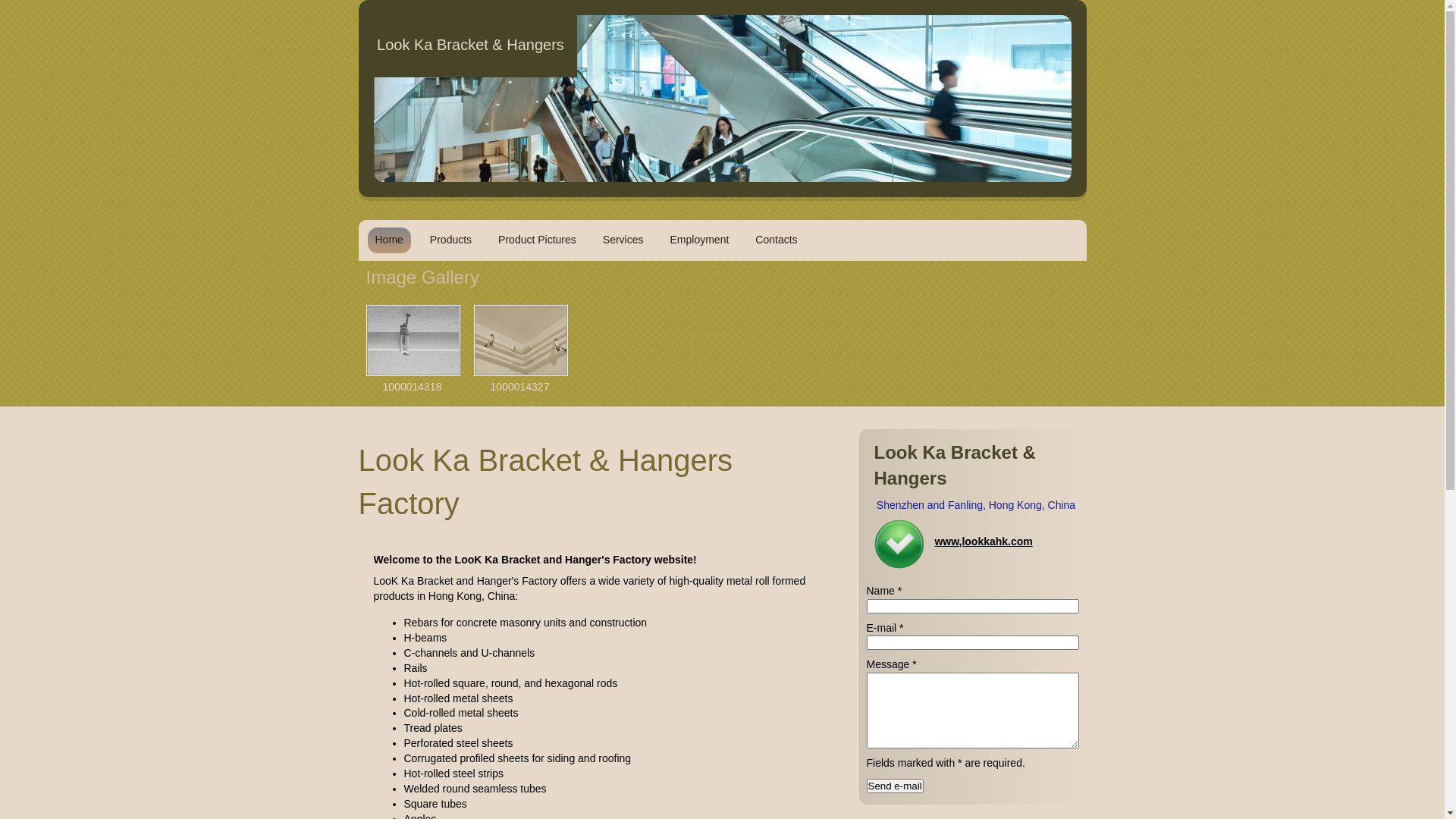 website screenshot of https://lookkahk.com/