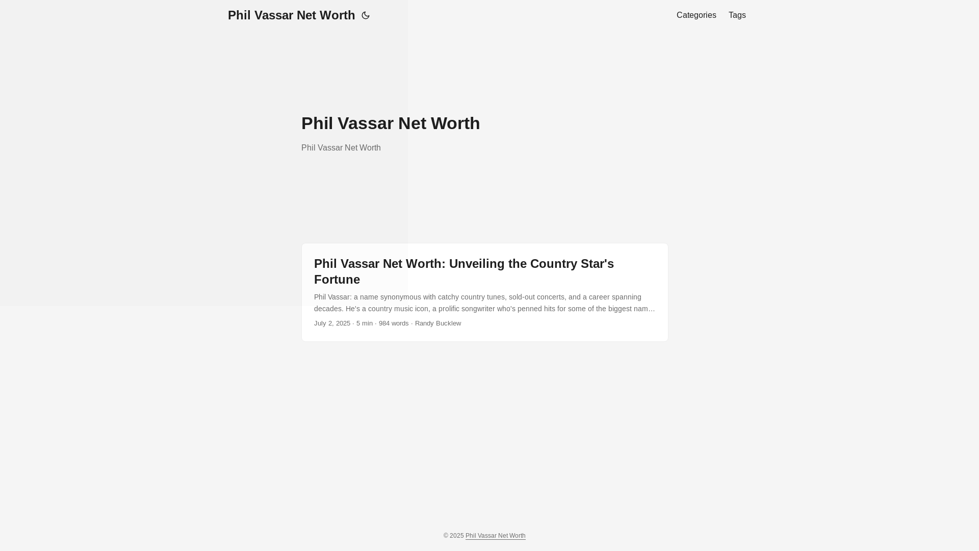 website screenshot of https://phil-vassar-net-worth20250706.pages.dev/