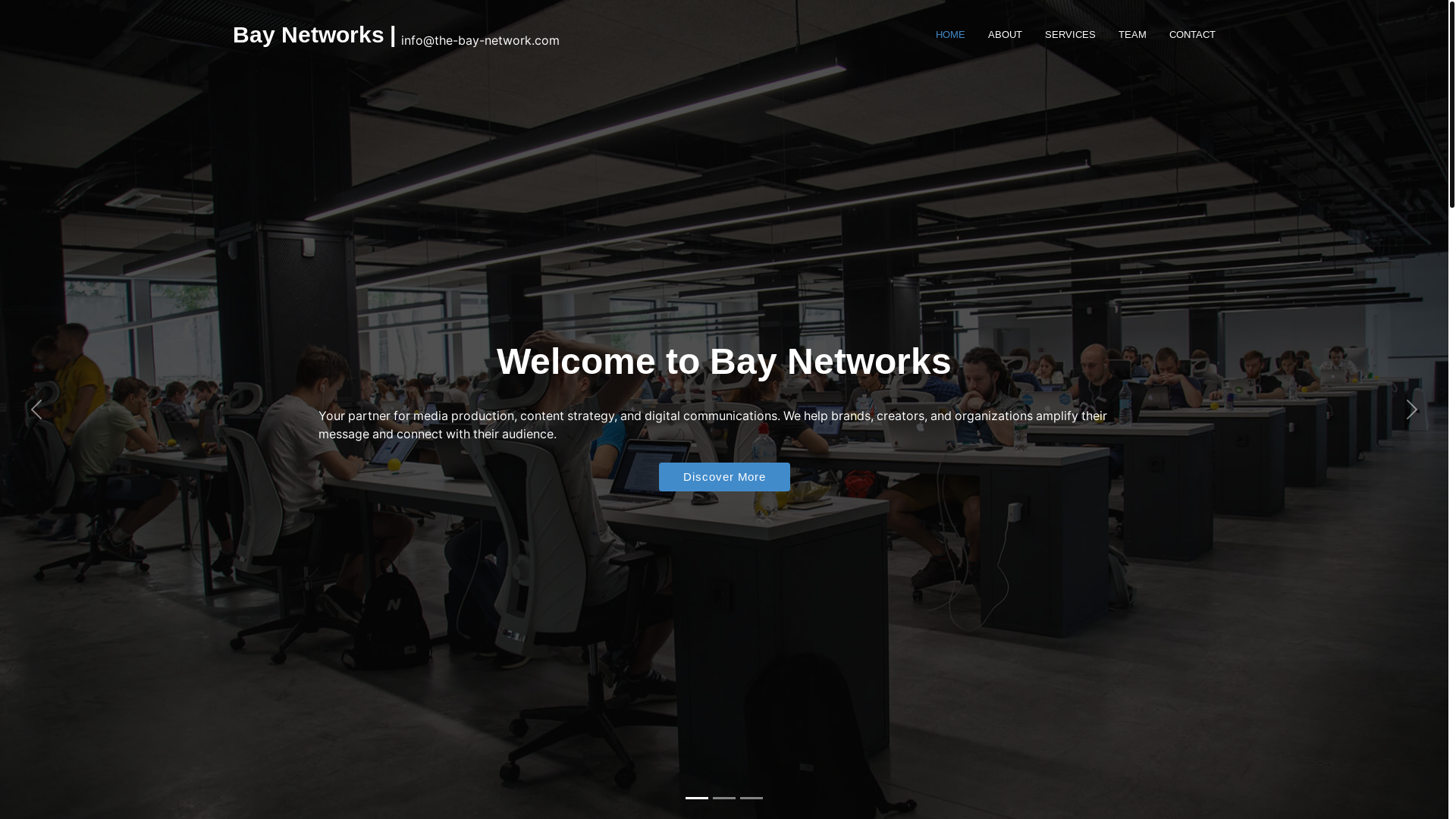 website screenshot of https://the-bay-network.pages.dev/