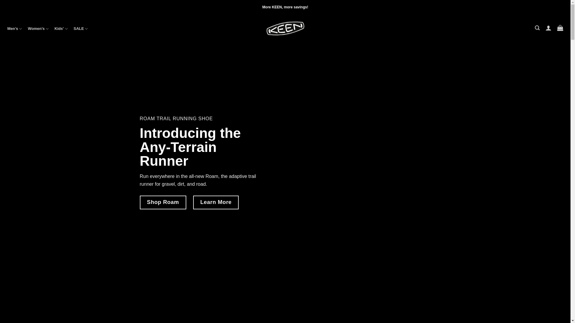 website screenshot of https://keenfootofficial.com/