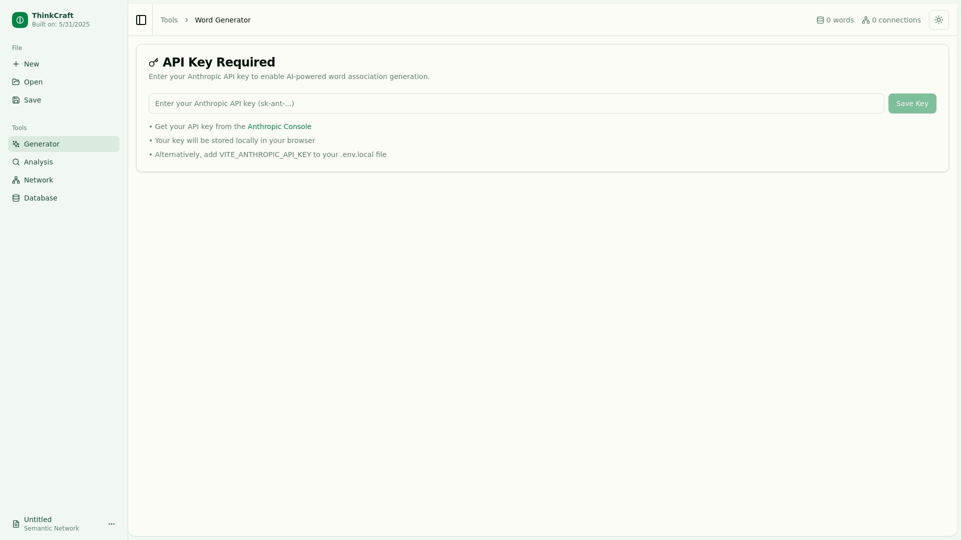 website screenshot of https://thinkcraft.pages.dev/