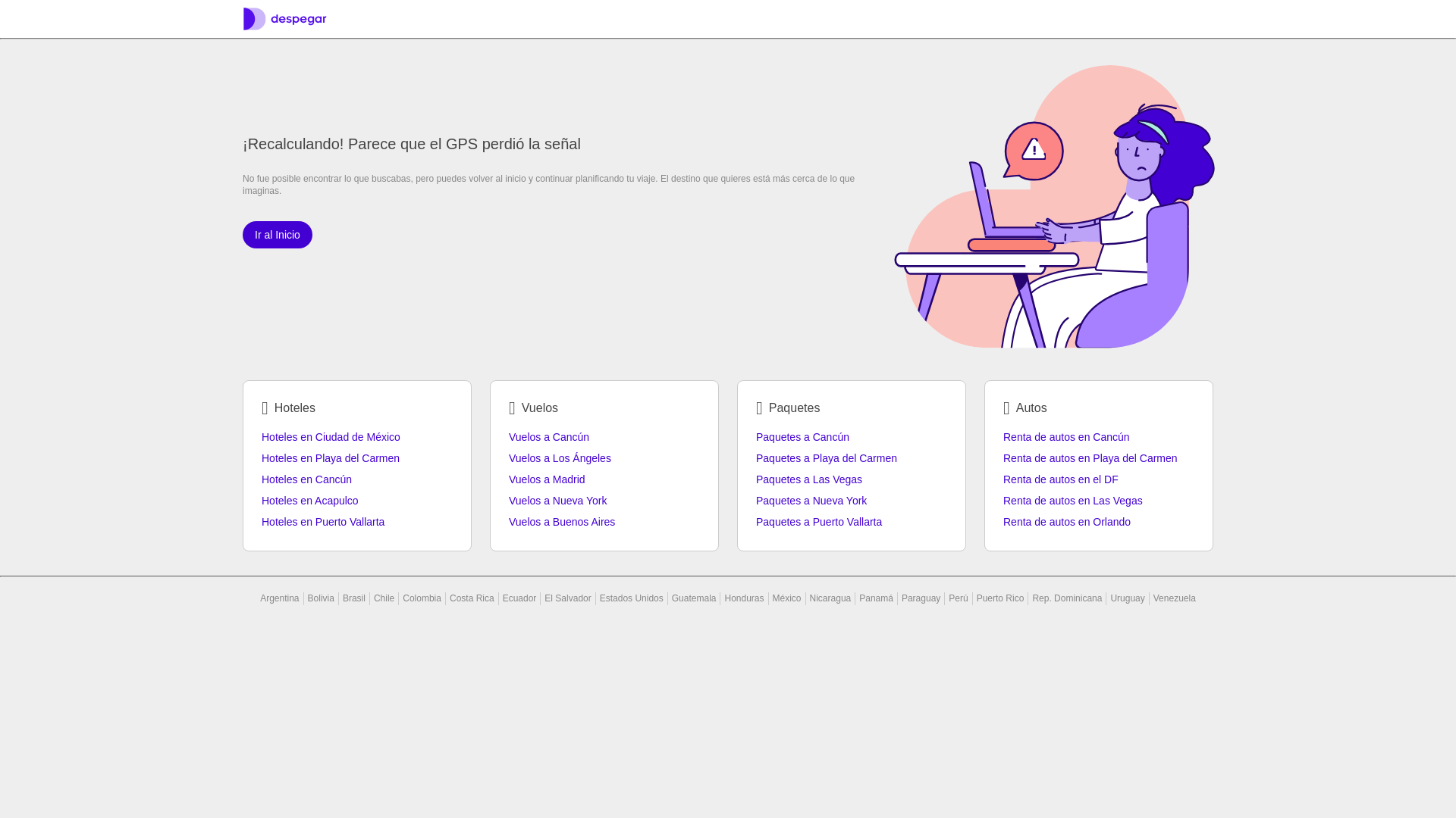 website screenshot of https://www.despegar.com.mx/benefits/