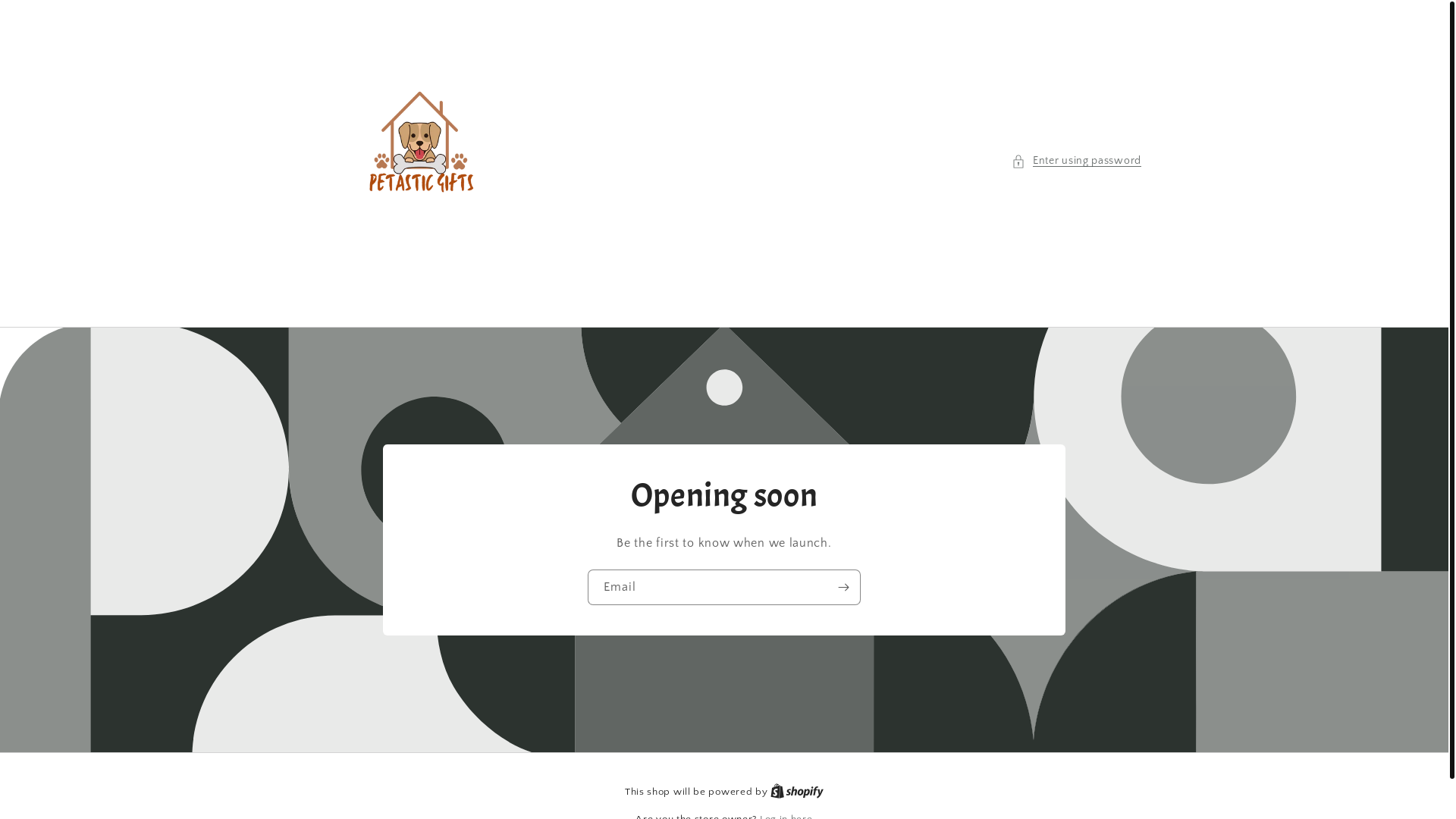 website screenshot of https://petasticgifts.com/
