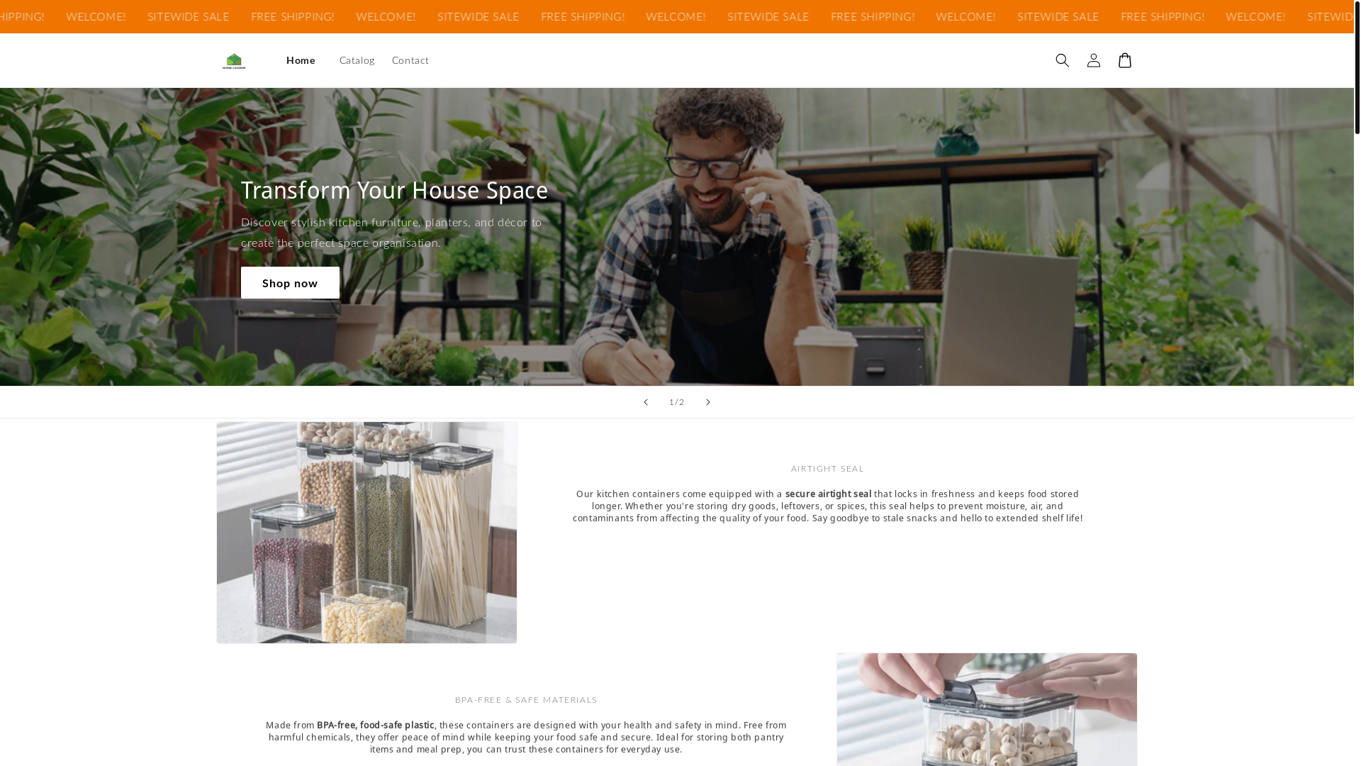 website screenshot of https://myelle.store/