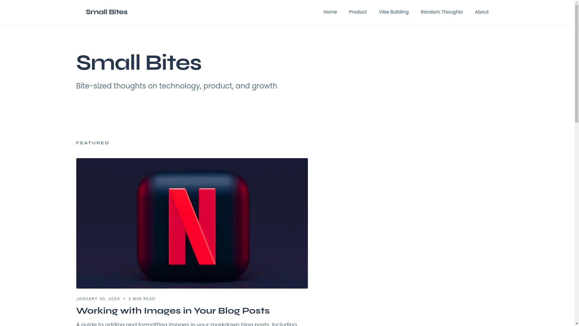 website screenshot of https://smallbitesbyjack.com/