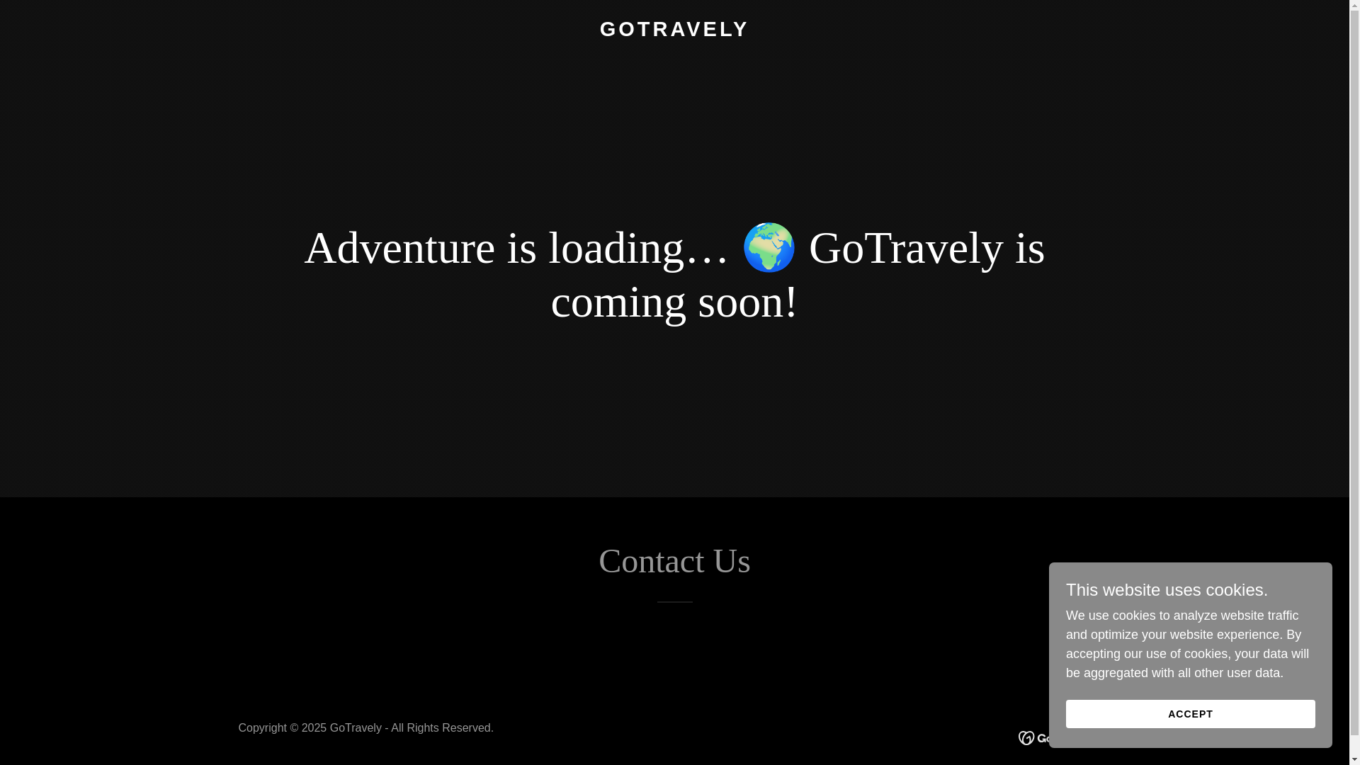 website screenshot of https://gotravely.in/