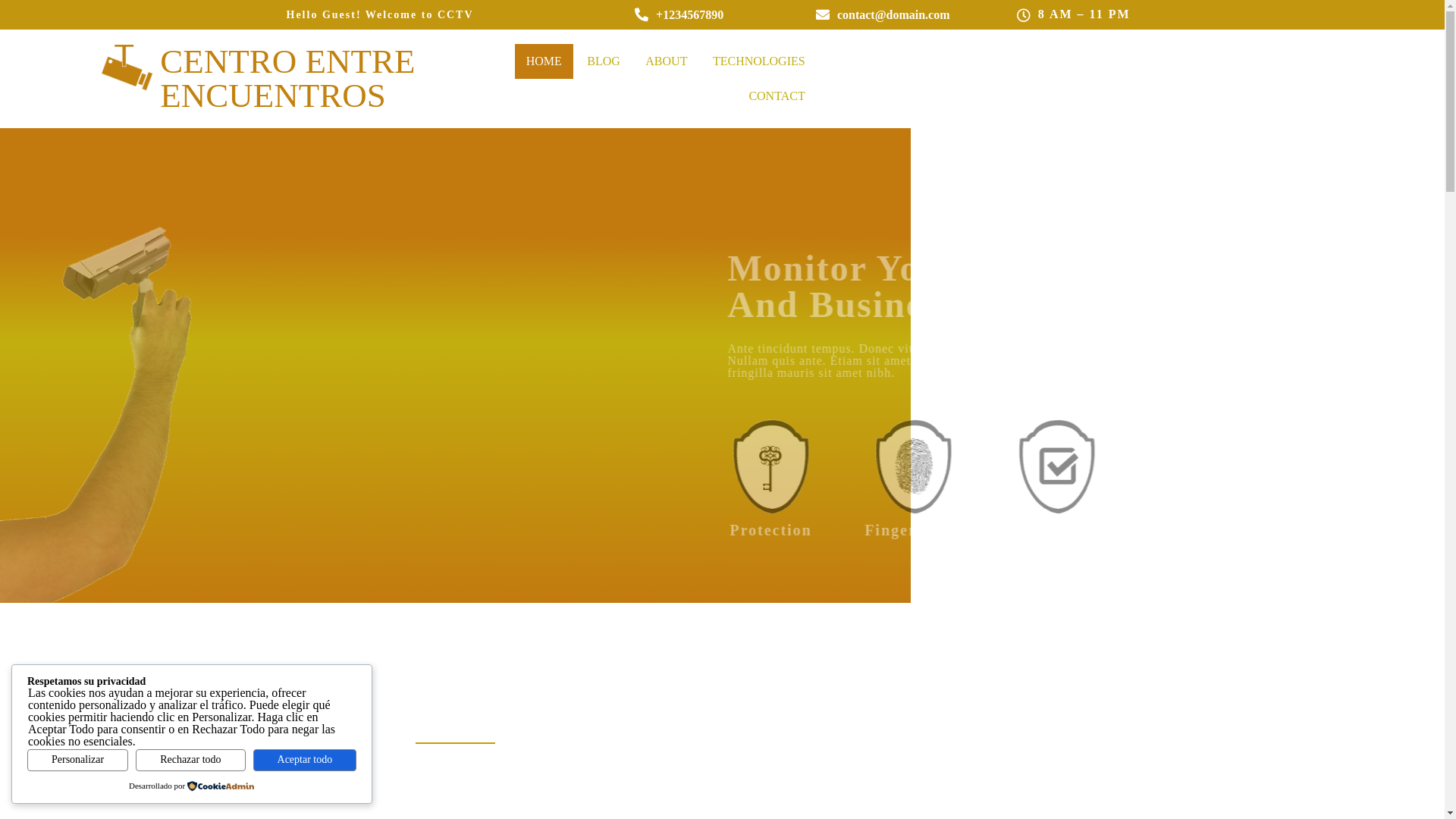 website screenshot of https://entreencuentros.cl/