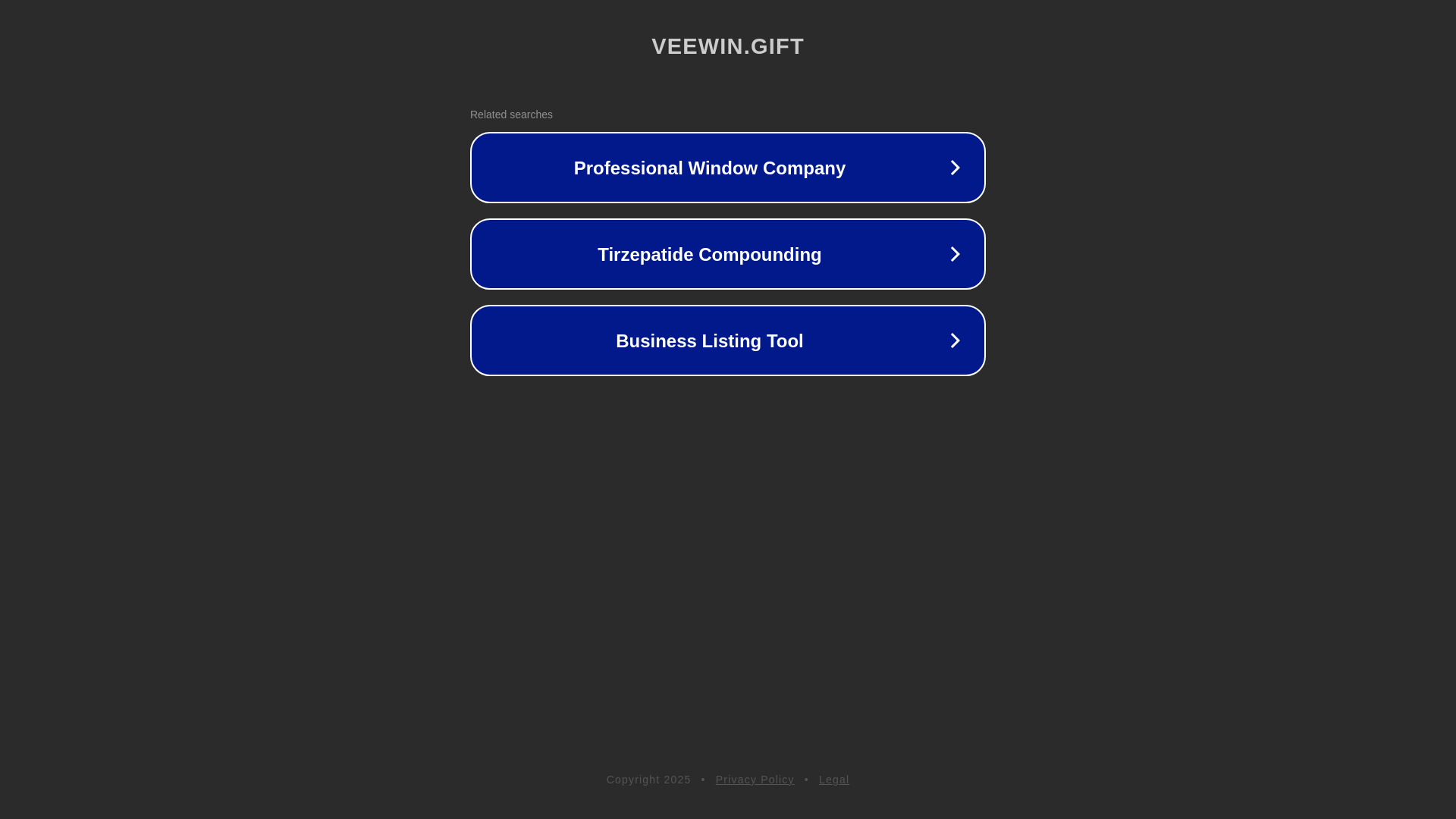 website screenshot of https://veewin.gift/
