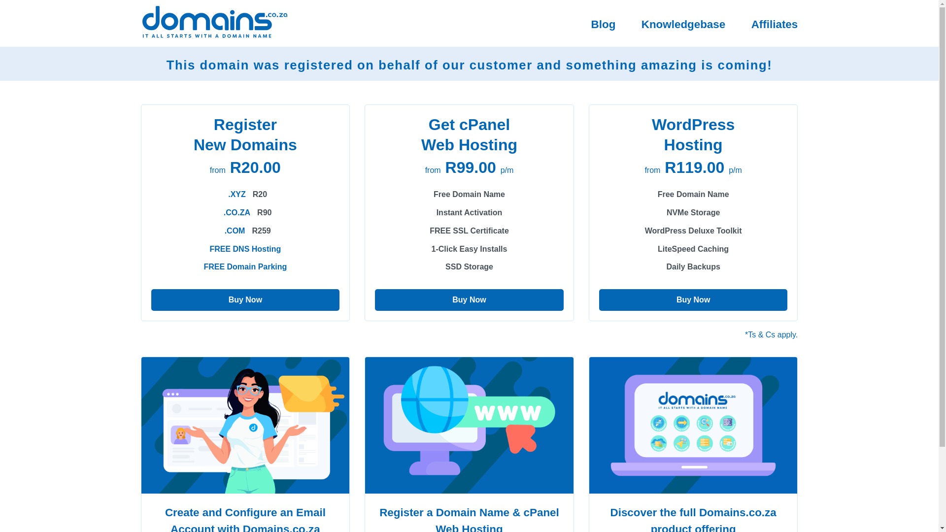 website screenshot of https://ridgeviewholidayaccommodation.co.za