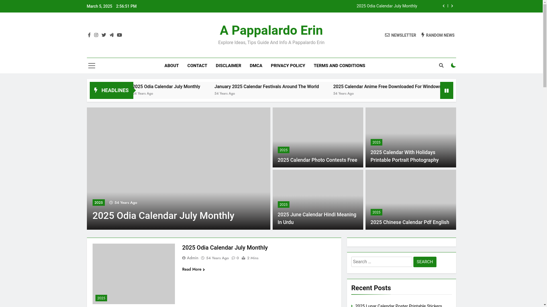 website screenshot of https://apappalardoerin.pages.dev/