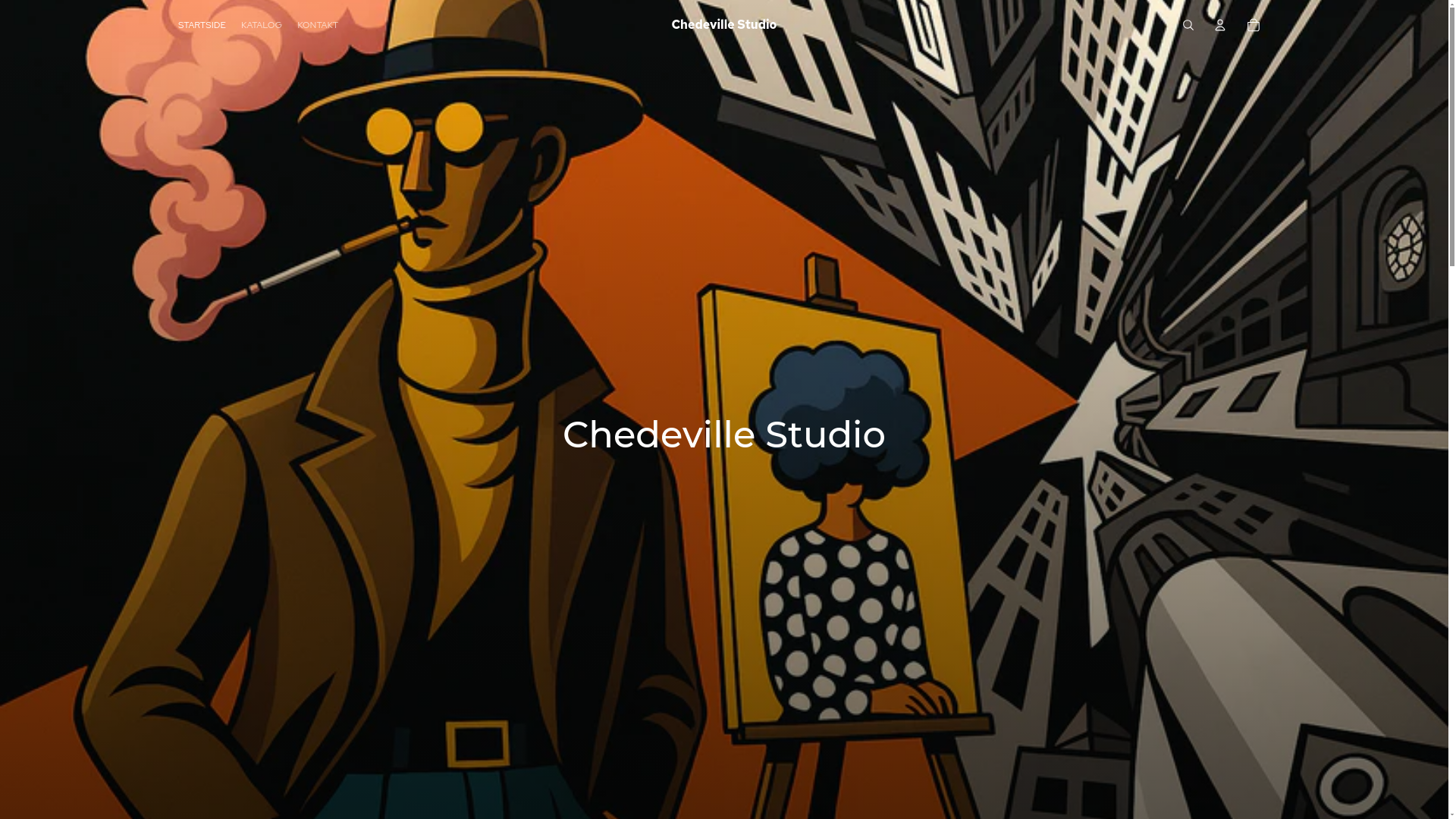 website screenshot of https://chedevillestudio.com/