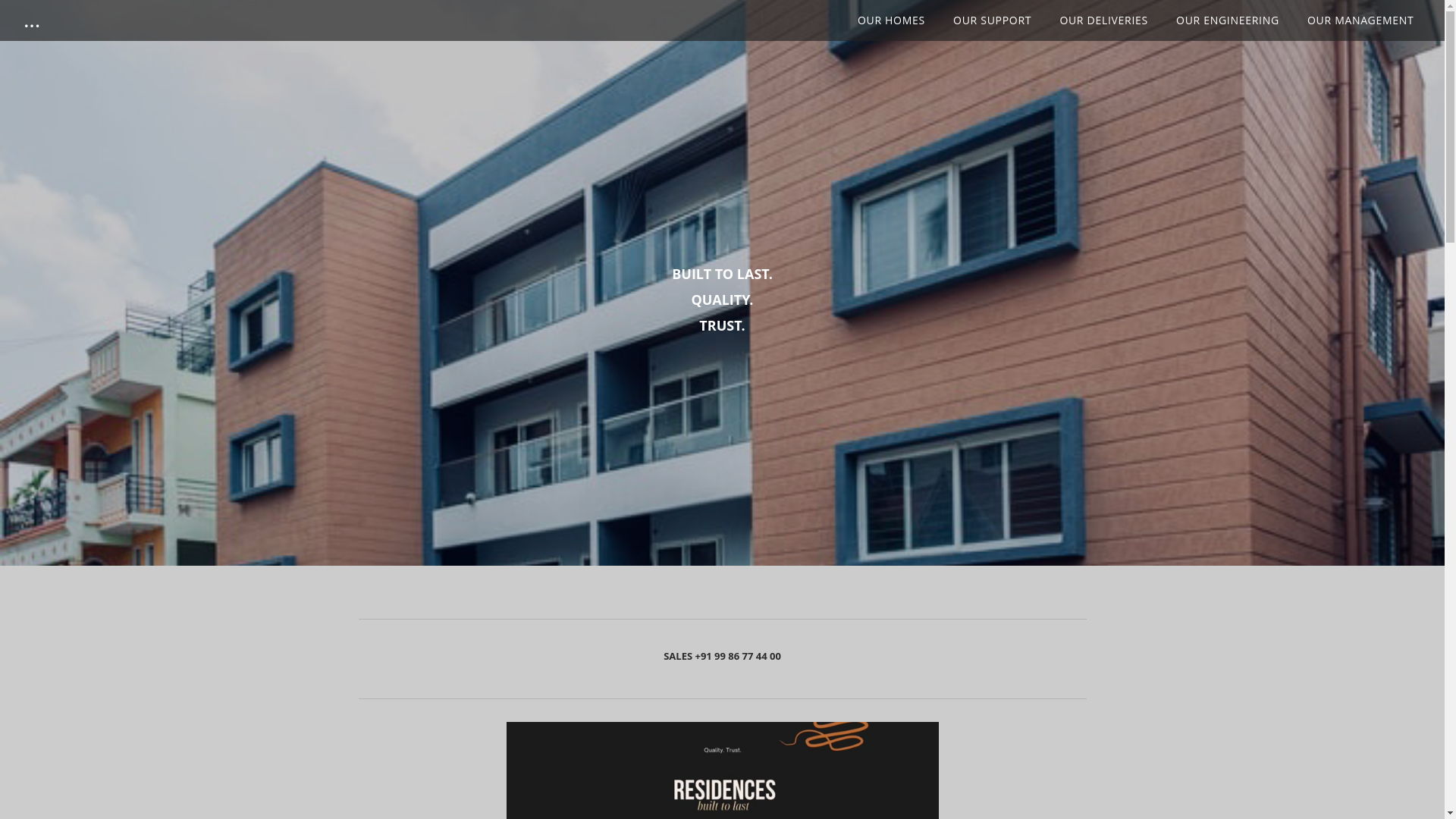 website screenshot of https://amorecarpenters.in/