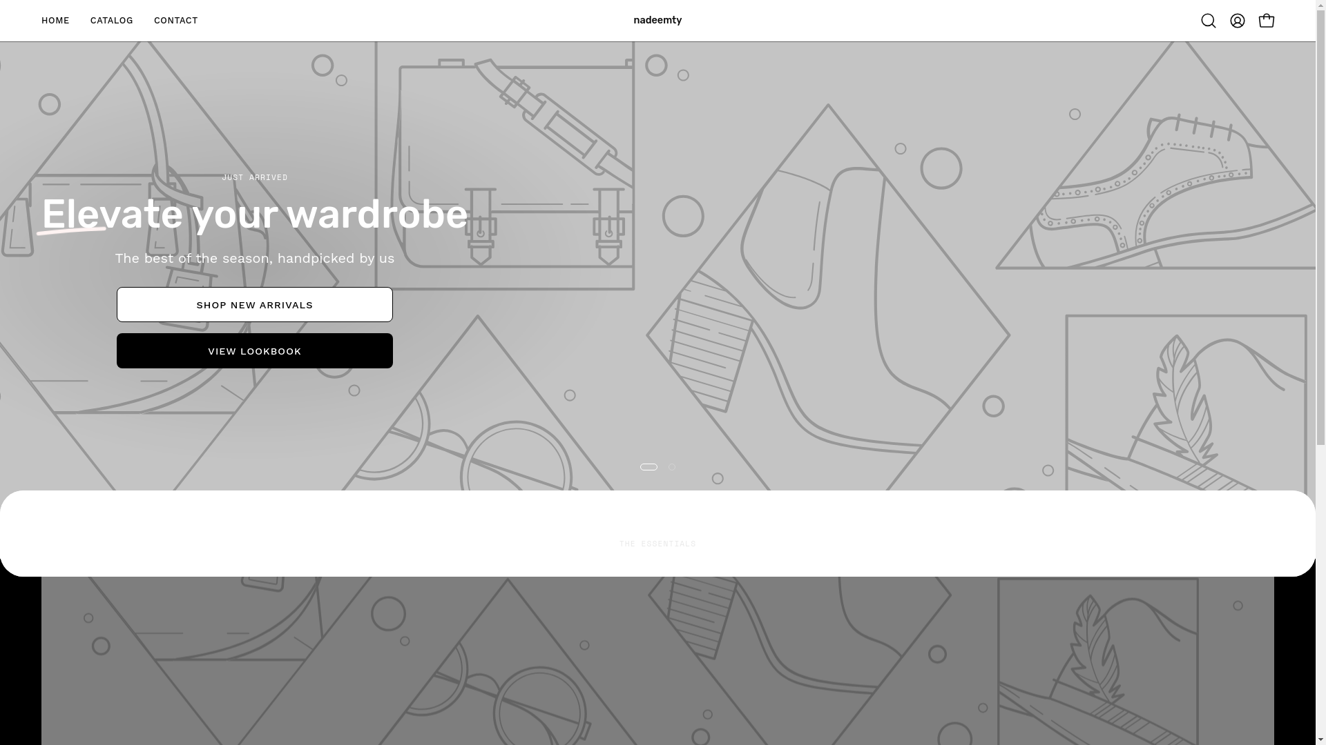 website screenshot of https://nazatshop.site/