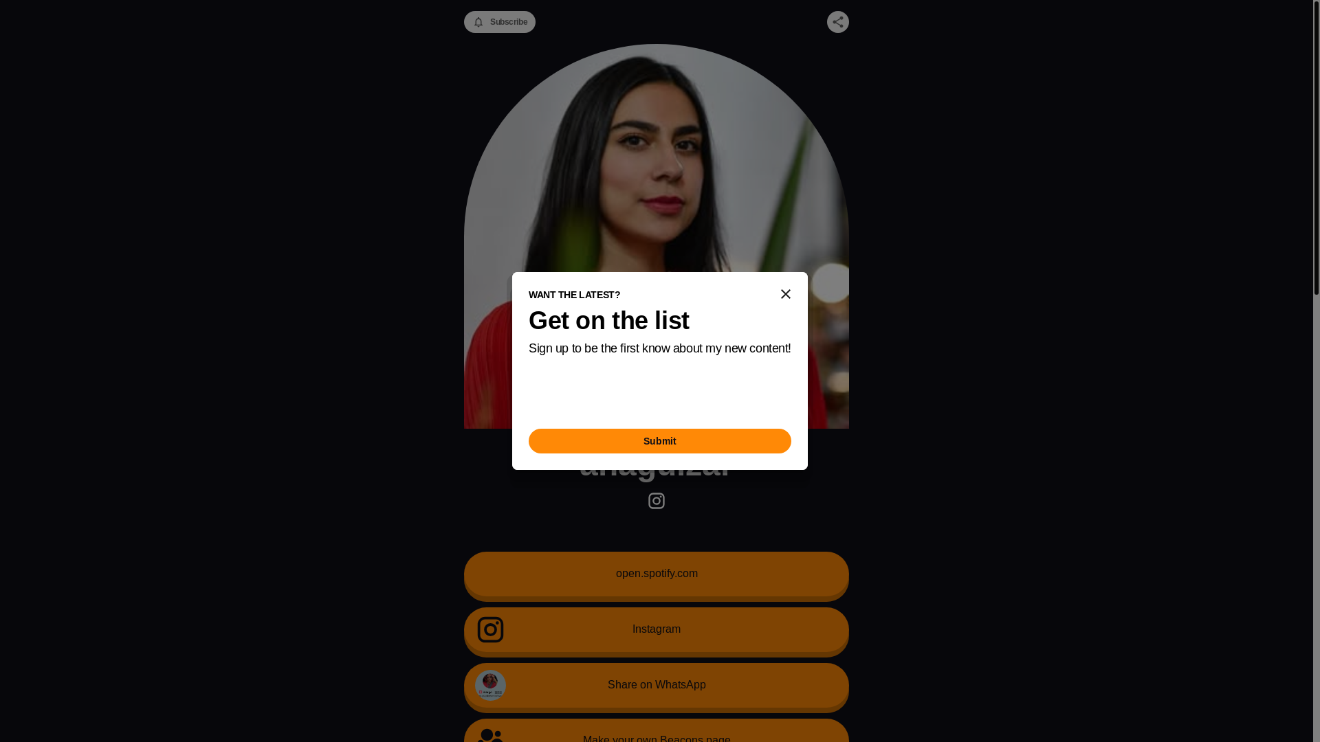 website screenshot of https://anaguizar.com/